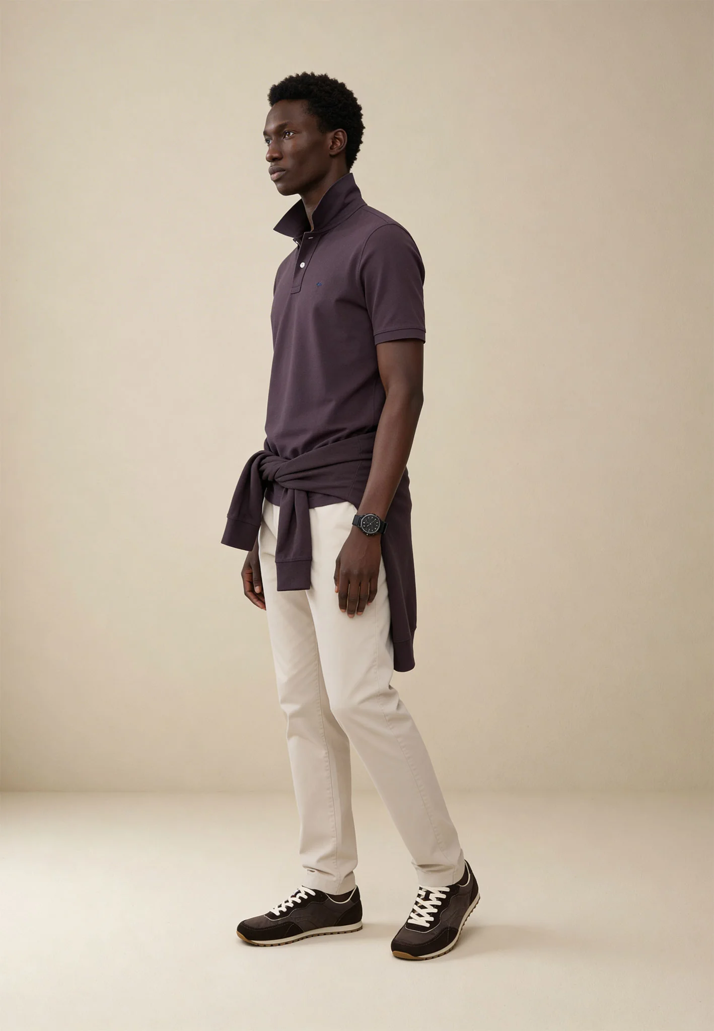 Poloshirt aus Baumwolle mit strukturierter Oberfläche – Premium Cotton - Image 26