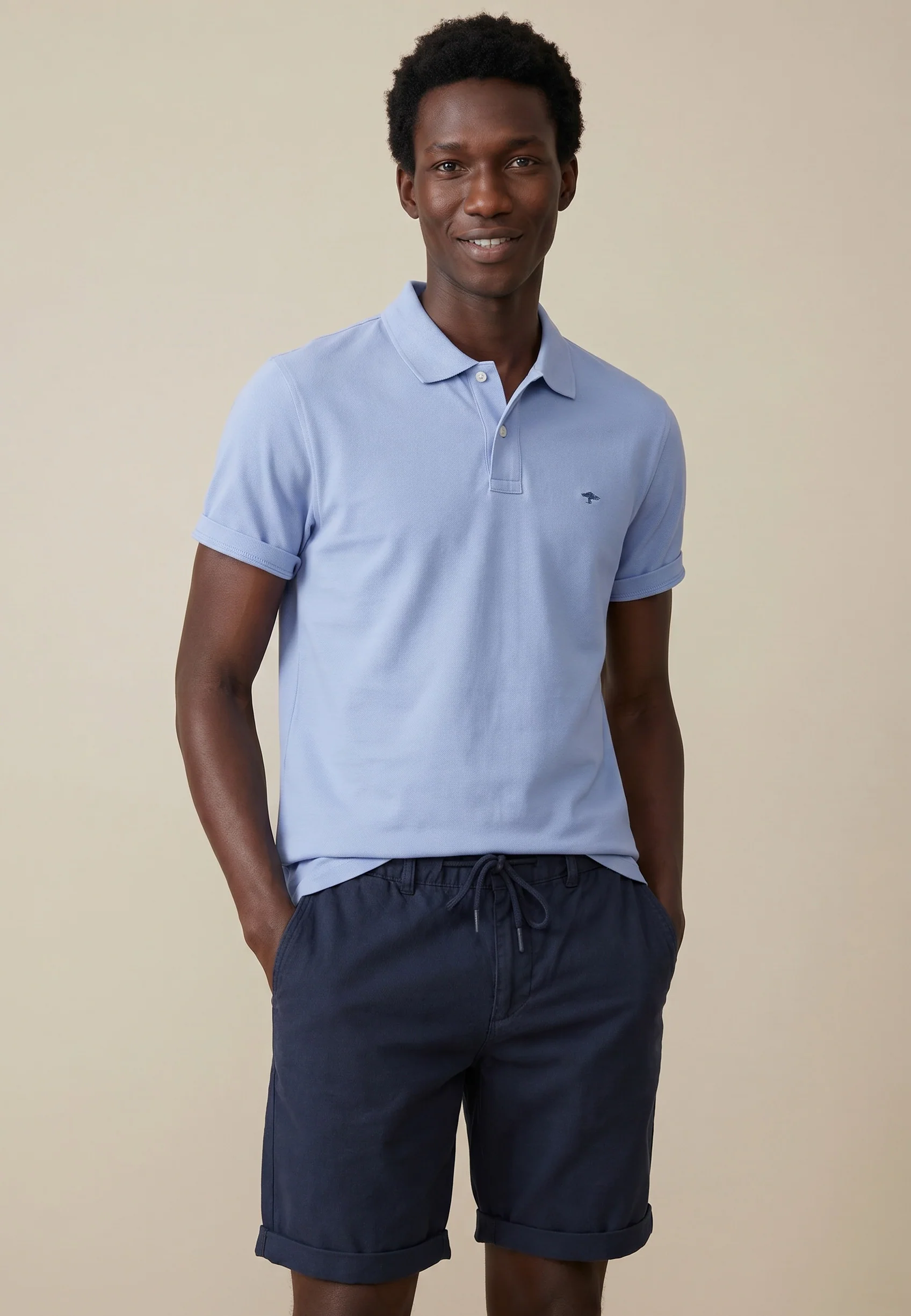 Poloshirt aus Baumwolle mit strukturierter Oberfläche – Premium Cotton - Image 29