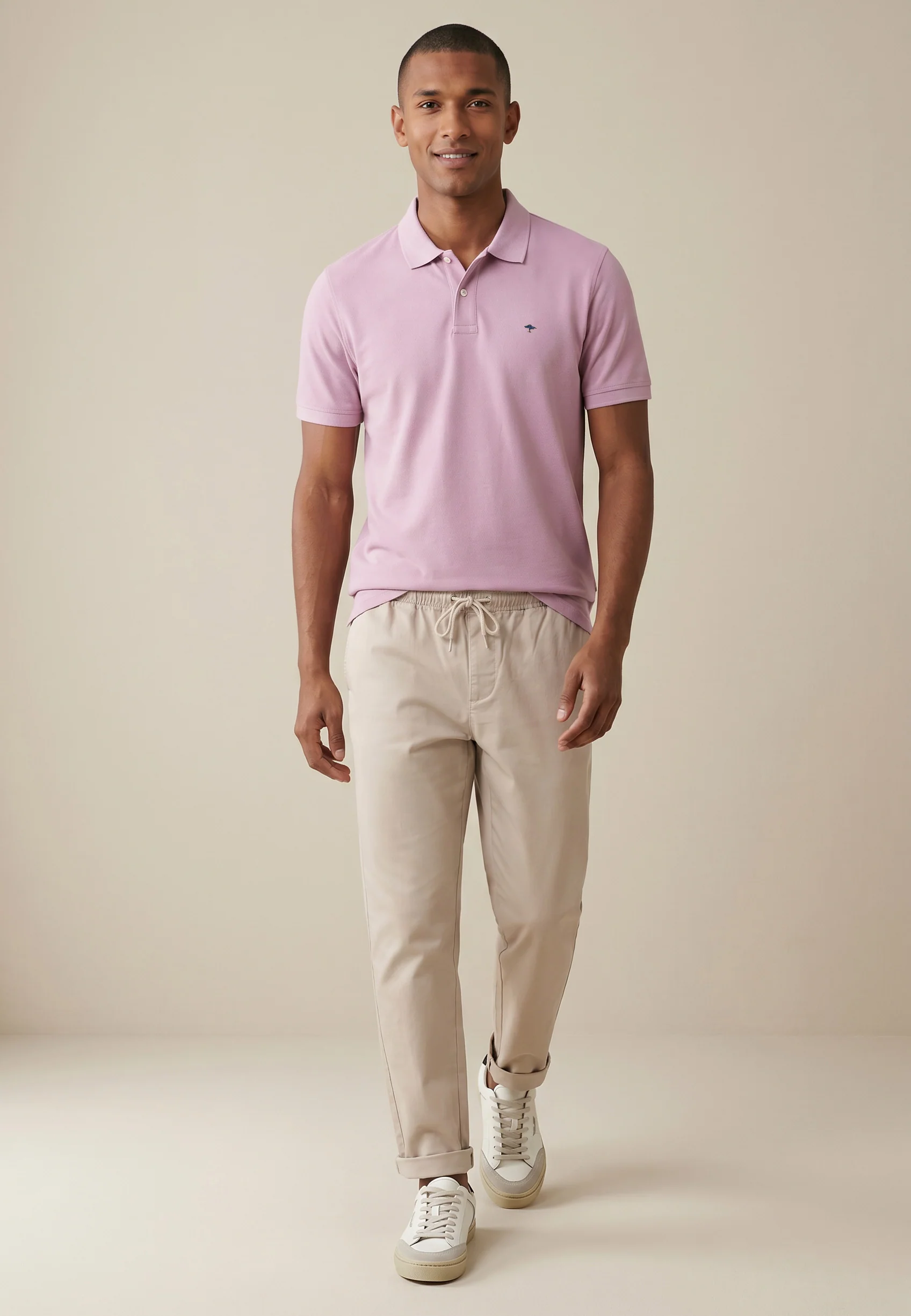 Poloshirt aus Baumwolle mit strukturierter Oberfläche – Premium Cotton - Image 3