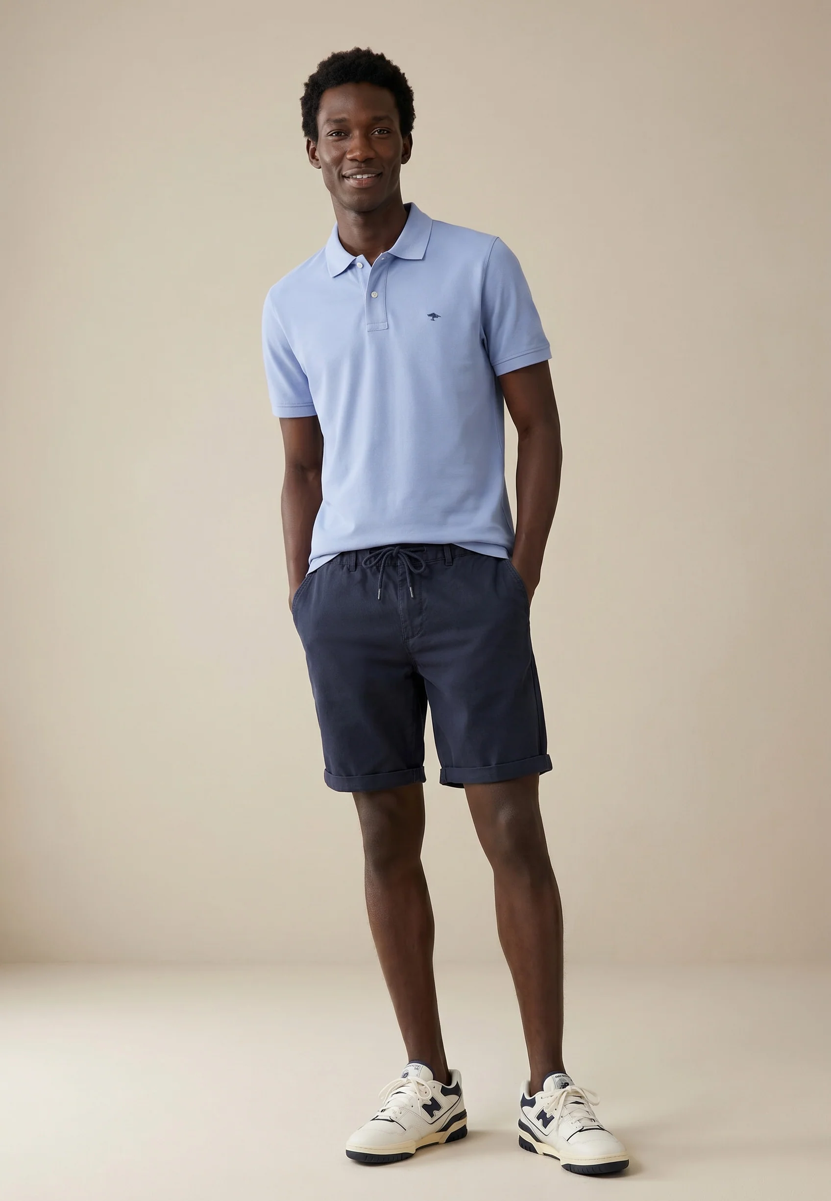 Poloshirt aus Baumwolle mit strukturierter Oberfläche – Premium Cotton - Image 30