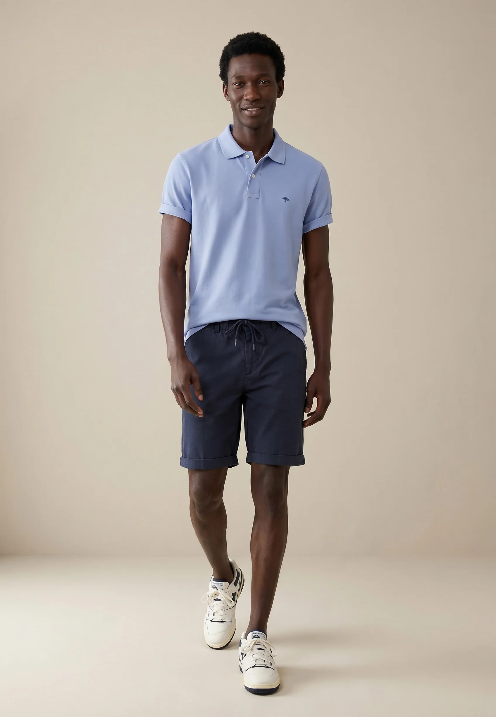 Poloshirt aus Baumwolle mit strukturierter Oberfläche – Premium Cotton - Image 31