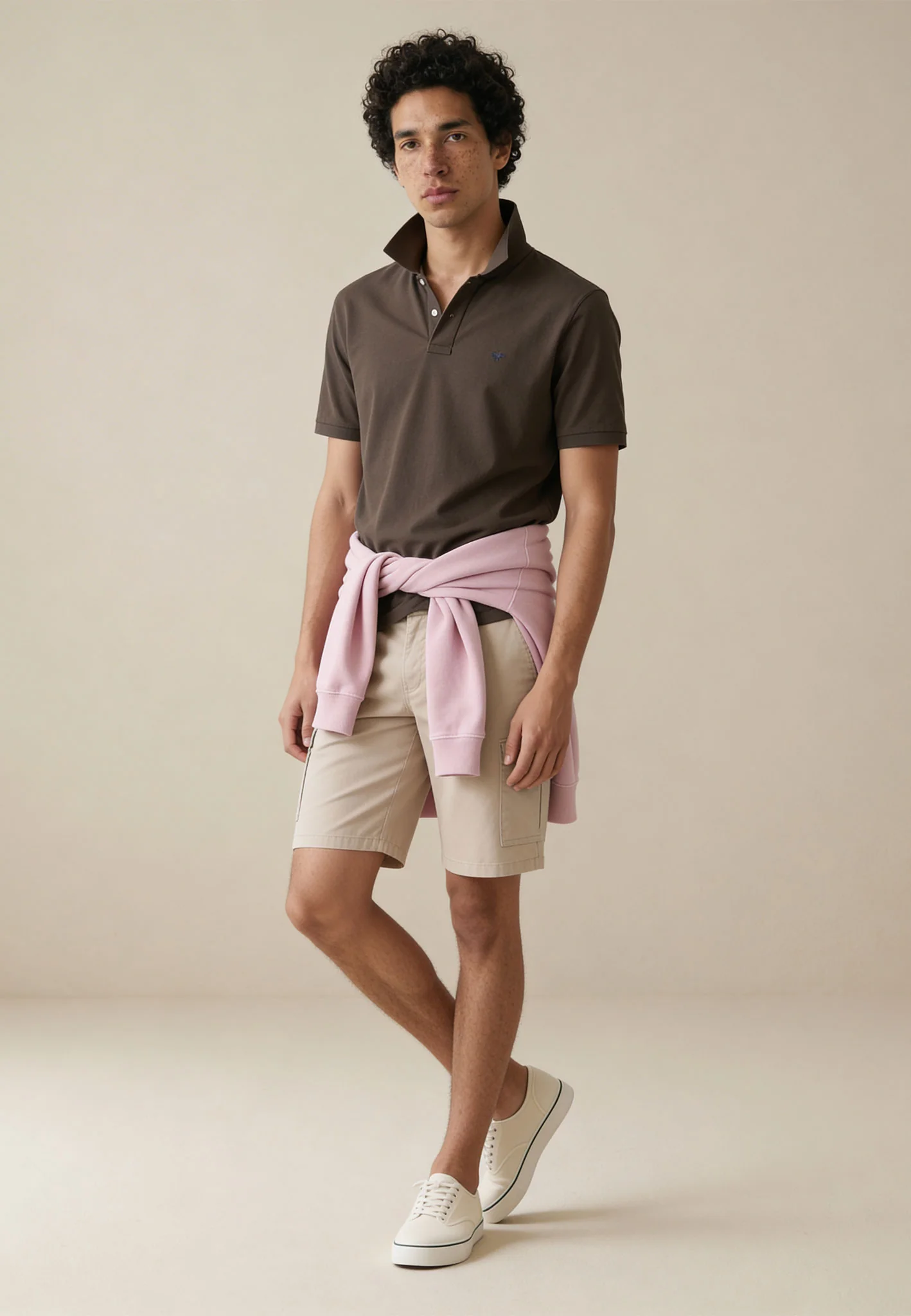 Poloshirt aus Baumwolle mit strukturierter Oberfläche – Premium Cotton - Image 65