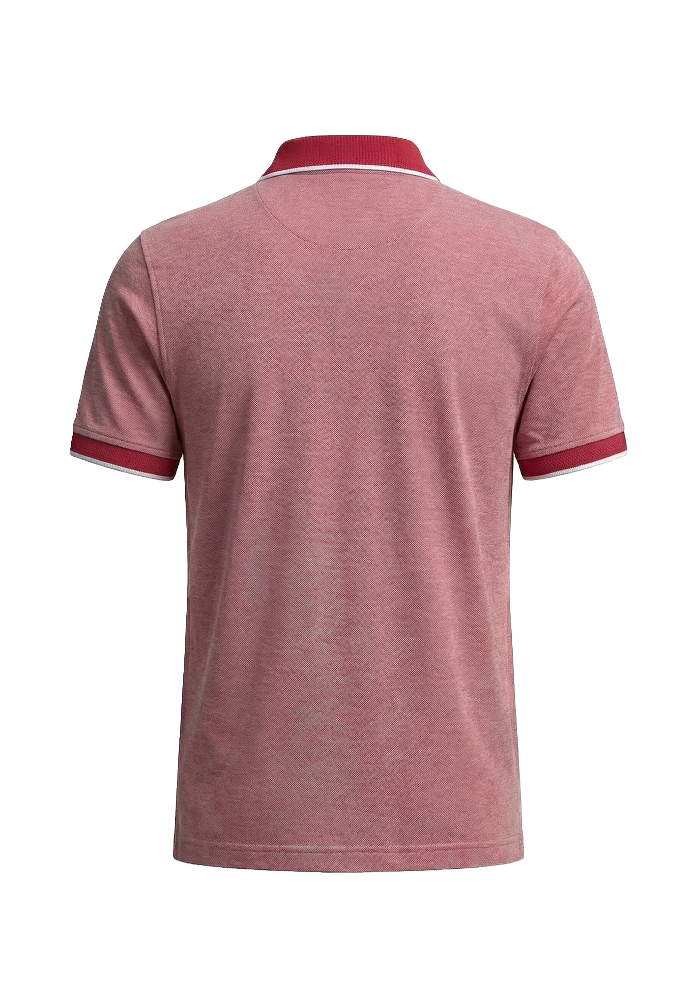 Poloshirt aus Baumwolle mit Strukturmuster und Kontrastkragen - Image 10