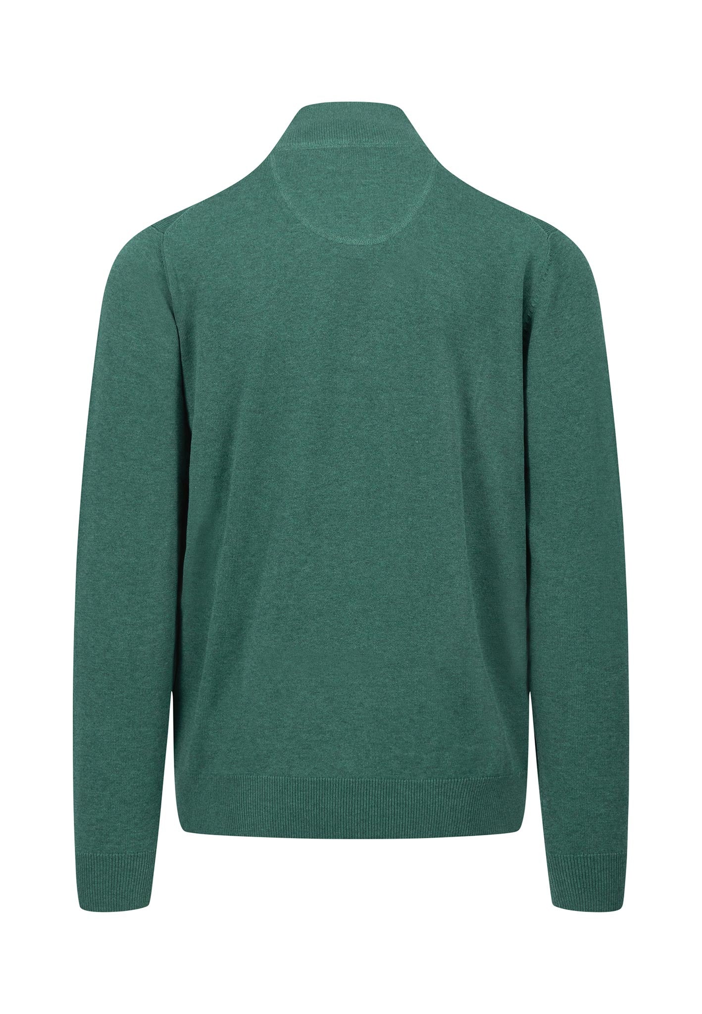 Pullover aus Baumwolle mit Troyer-Kragen und Logo Detail - Image 10