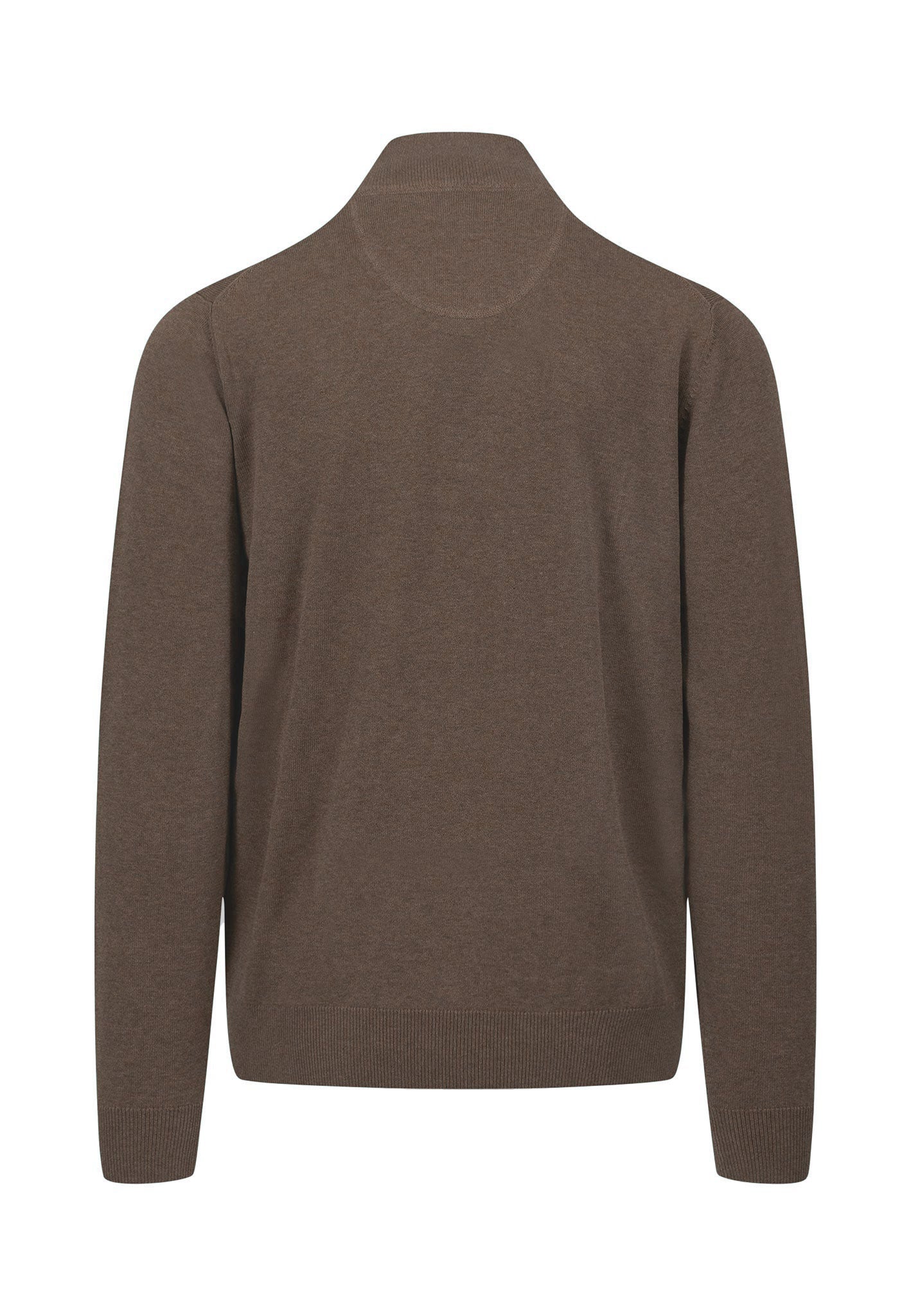Pullover aus Baumwolle mit Troyer-Kragen und Logo Detail - Image 14