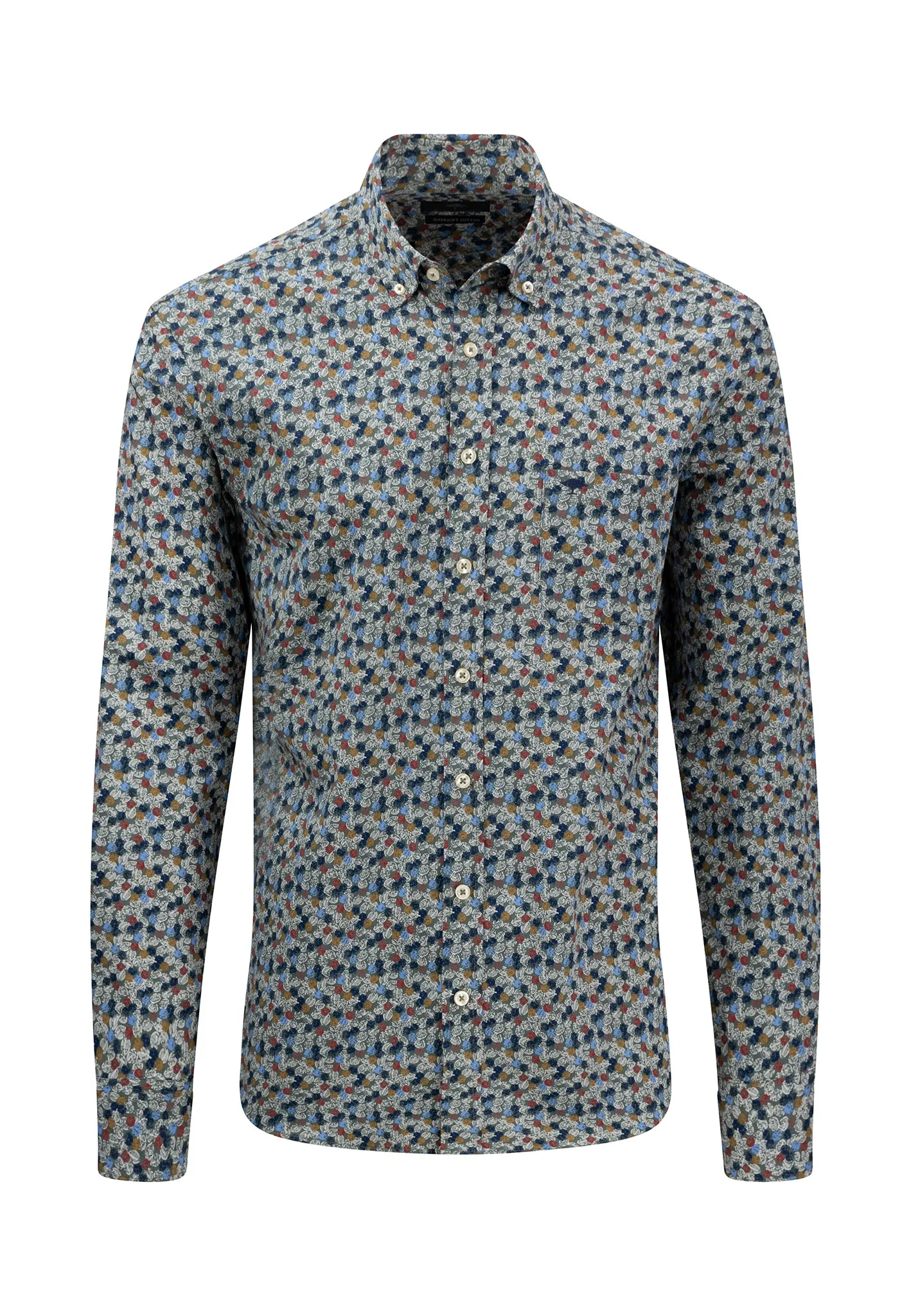 Lässiges Print-Hemd mit Button-Down-Kragen - Image 5