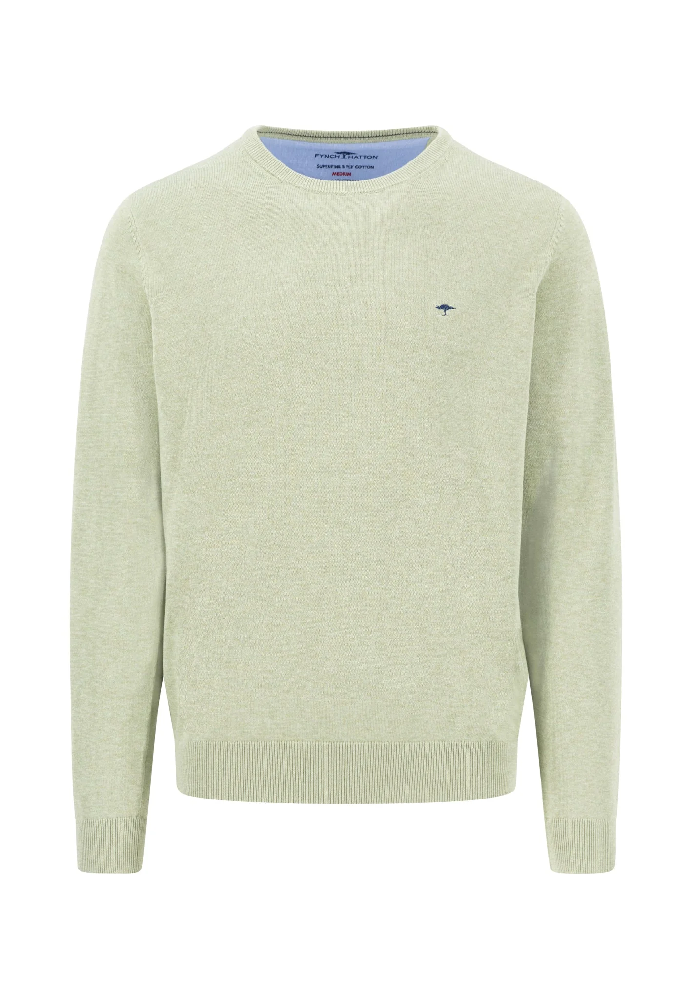 Pullover aus Baumwolle mit Rundhalsausschnitt