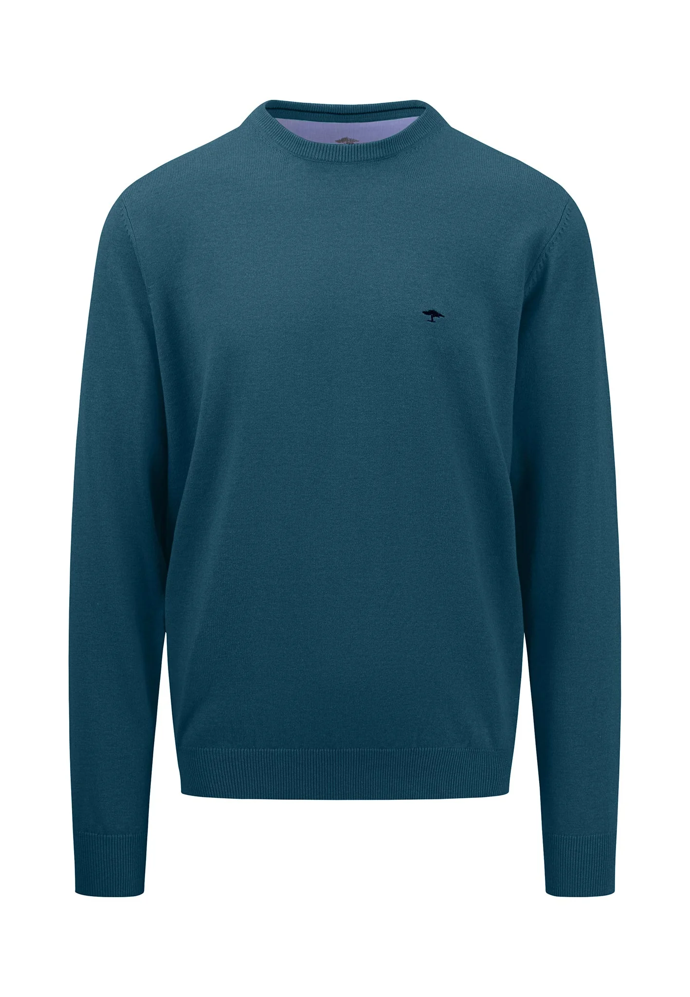 Pullover aus Baumwolle mit Rundhalsausschnitt