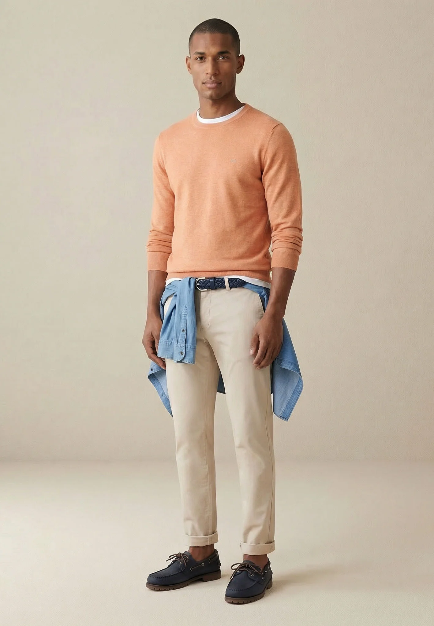 Pullover aus Baumwolle mit Rundhalsausschnitt – Air Cotton - Image 13
