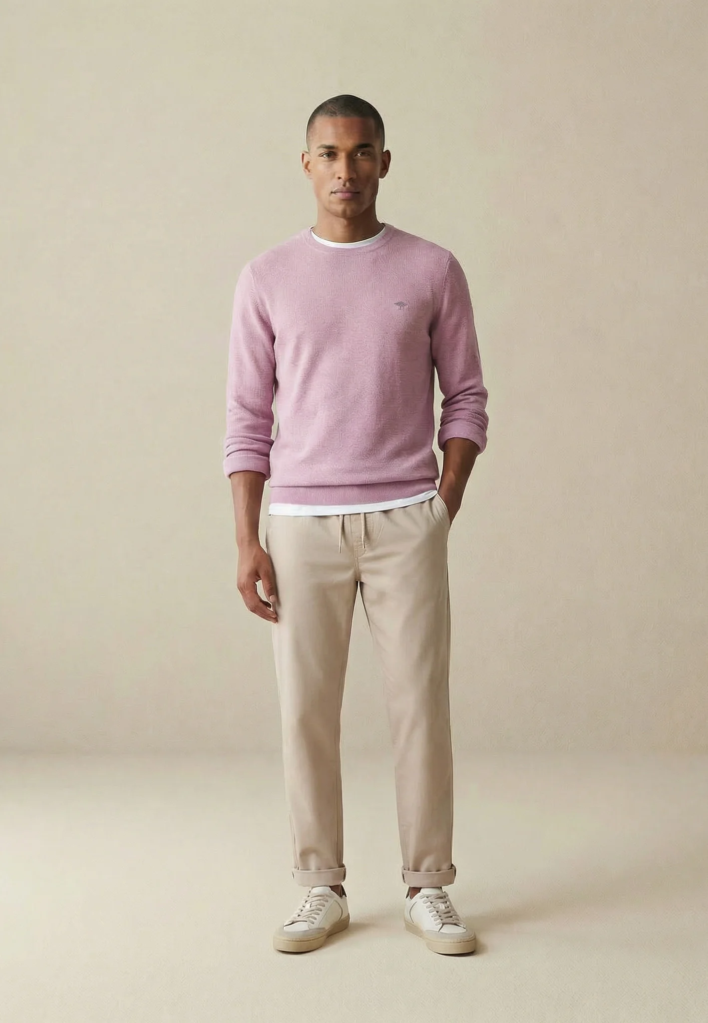 Pullover aus Baumwolle mit Rundhalsausschnitt – Air Cotton - Image 17