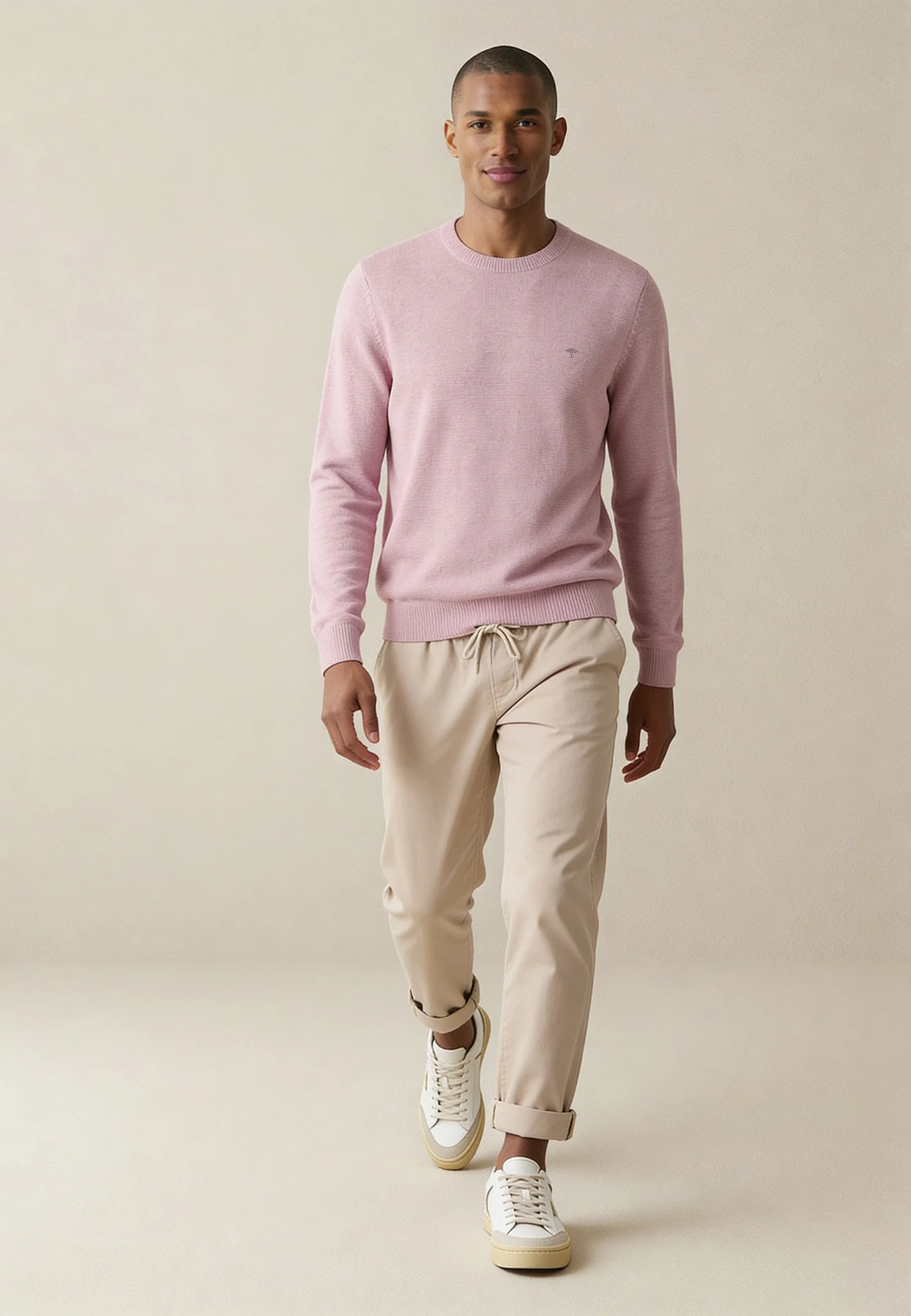 Pullover aus Baumwolle mit Rundhalsausschnitt – Air Cotton - Image 18