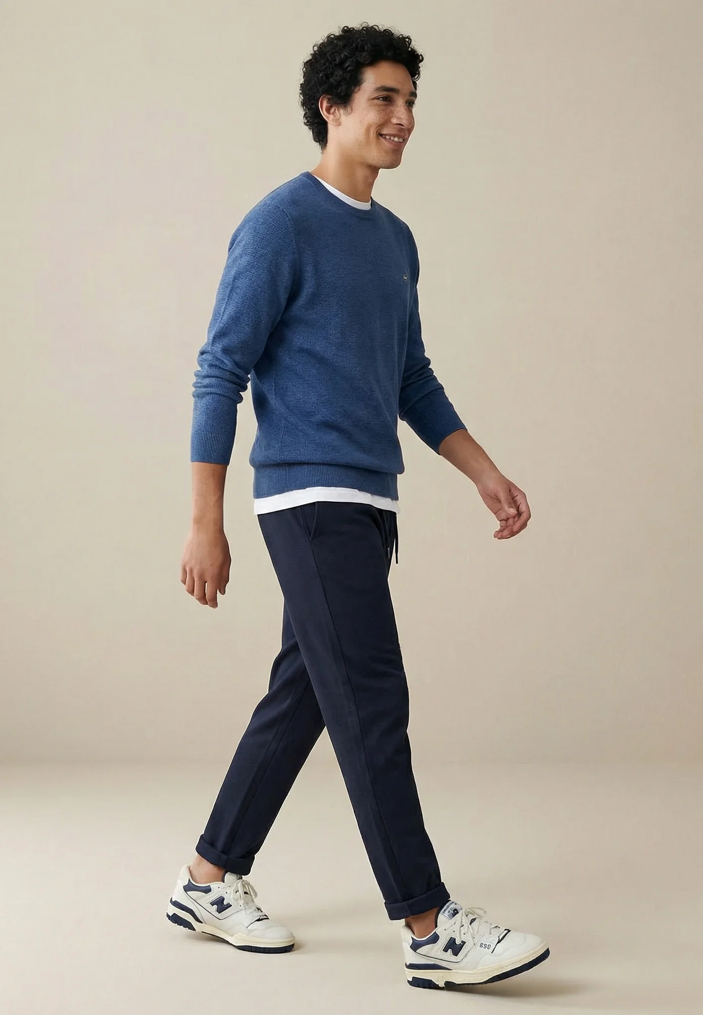 Pullover aus Baumwolle mit Rundhalsausschnitt – Air Cotton - Image 23