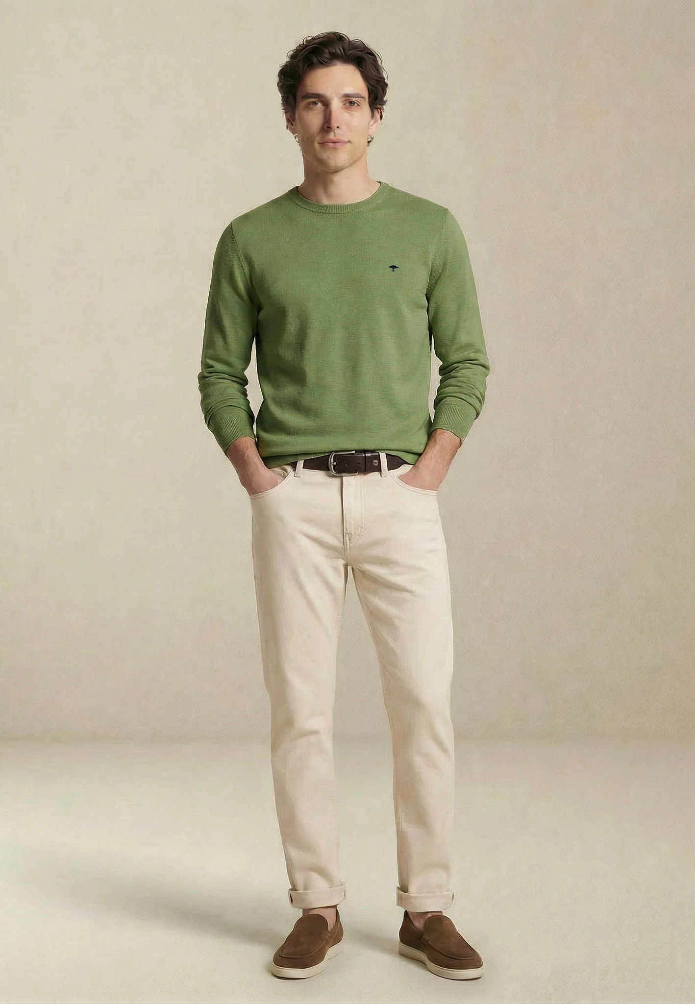 Pullover aus Baumwolle mit Rundhalsausschnitt – Air Cotton - Image 38