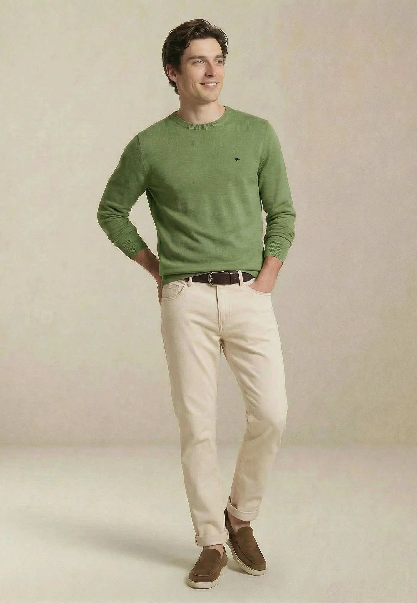 Pullover aus Baumwolle mit Rundhalsausschnitt – Air Cotton - Image 39