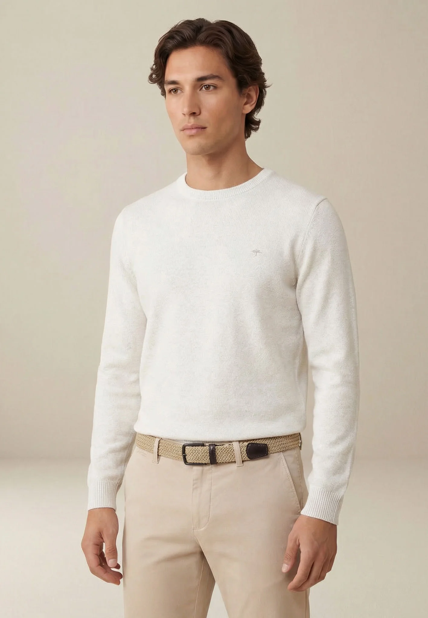 Pullover aus Baumwolle mit Rundhalsausschnitt – Air Cotton - Image 42