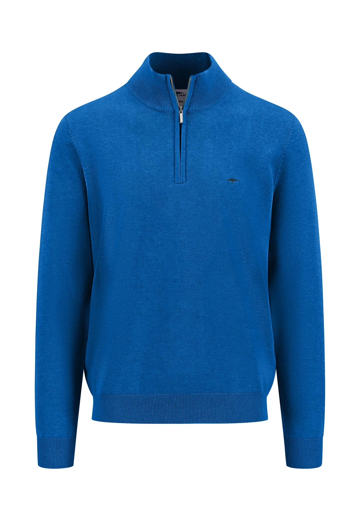 Pullover aus Baumwolle mit Troyer-Kragen - Image 3