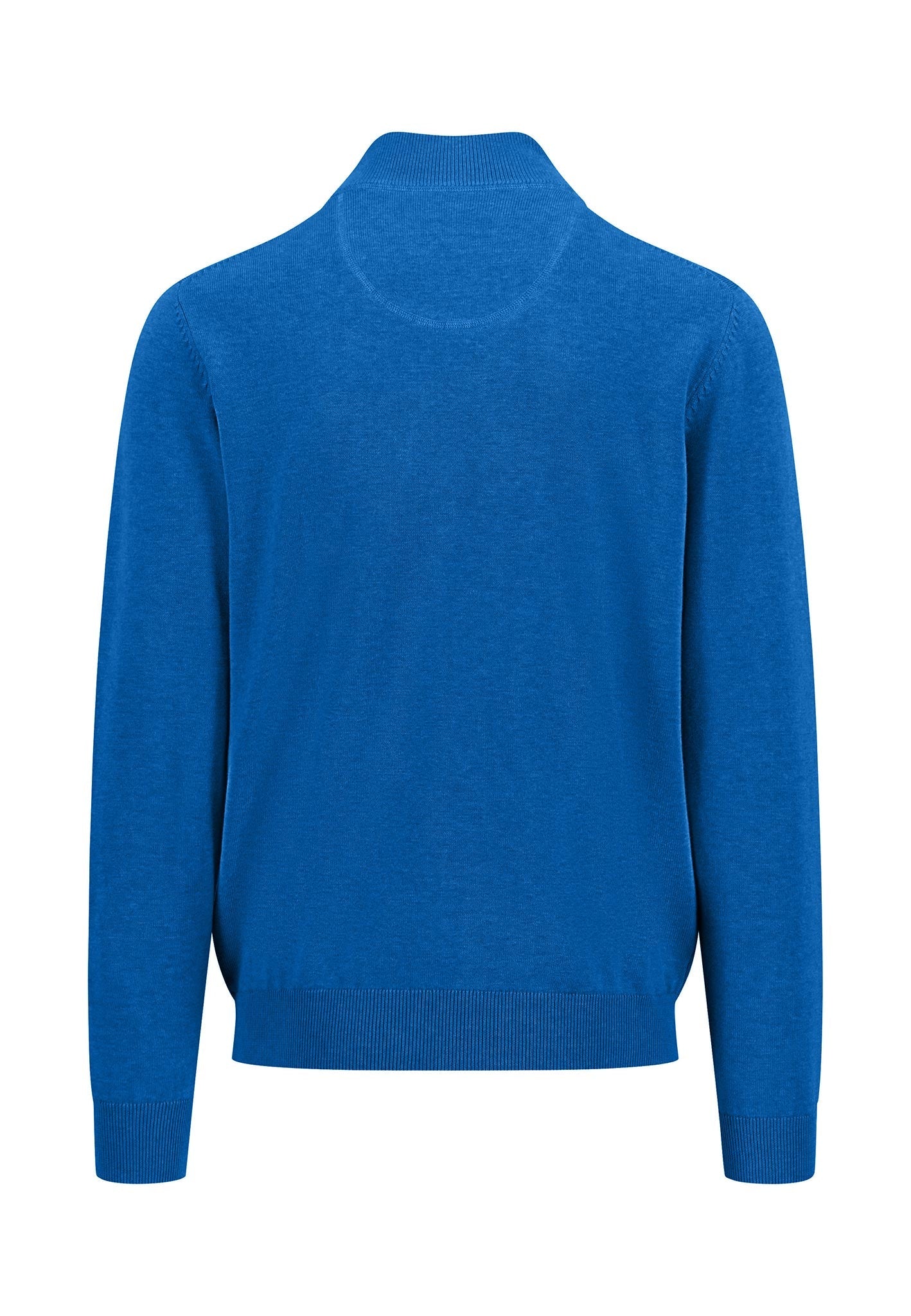 Pullover aus Baumwolle mit Troyer-Kragen - Image 4