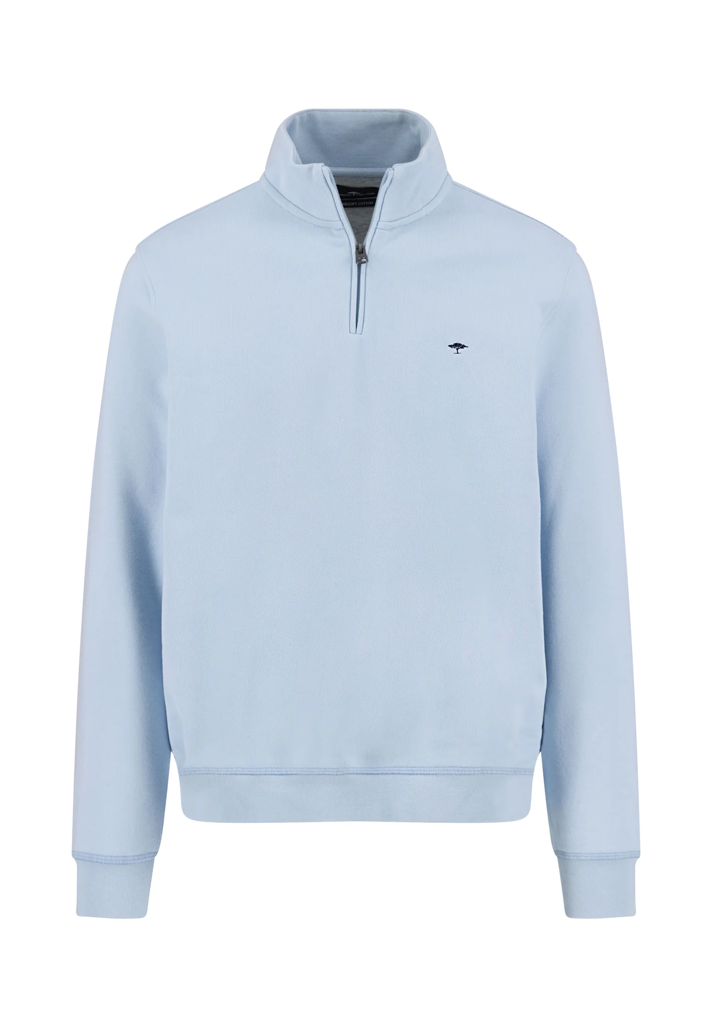 Pullover aus Baumwolle mit Troyer-Kragen - Image 5