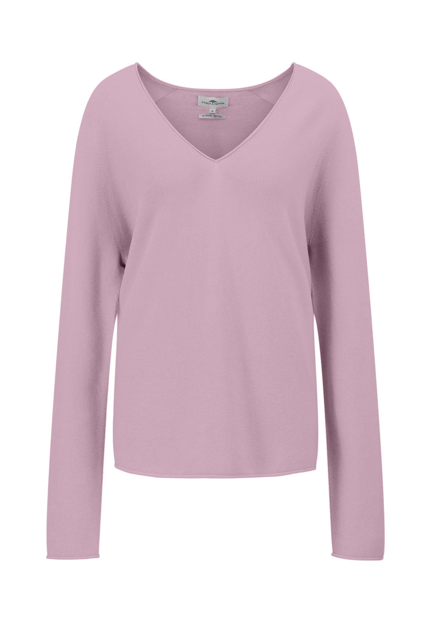 Pullover aus Baumwolle mit V-Ausschnitt - Image 7