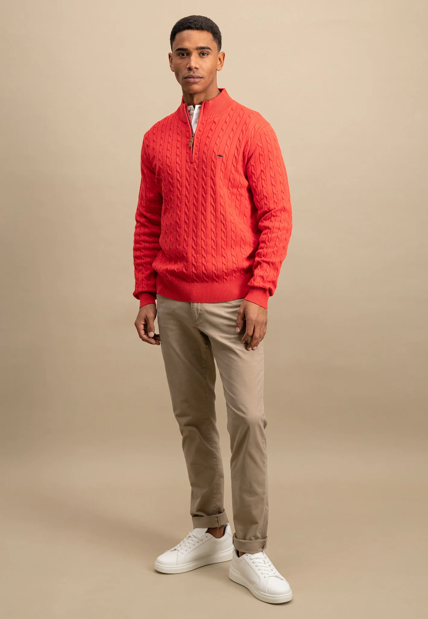 Pullover aus Baumwolle mit Zopfstrickmuster - Image 14
