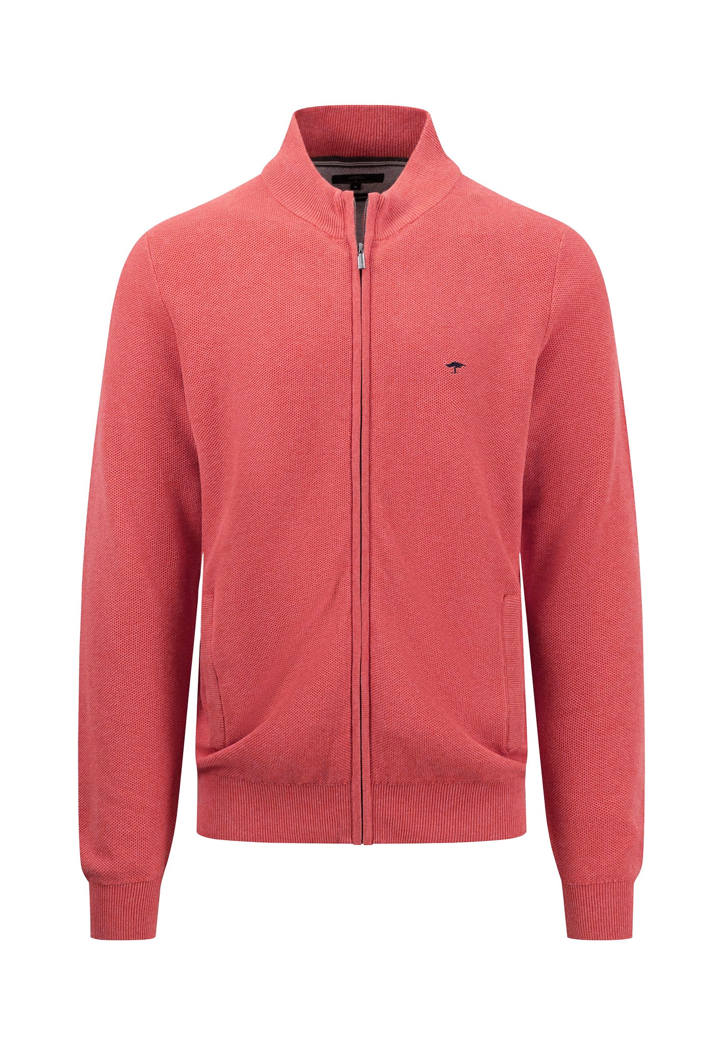 Pullover aus Struktur-Strick mit Troyer-Kragen - Image 5
