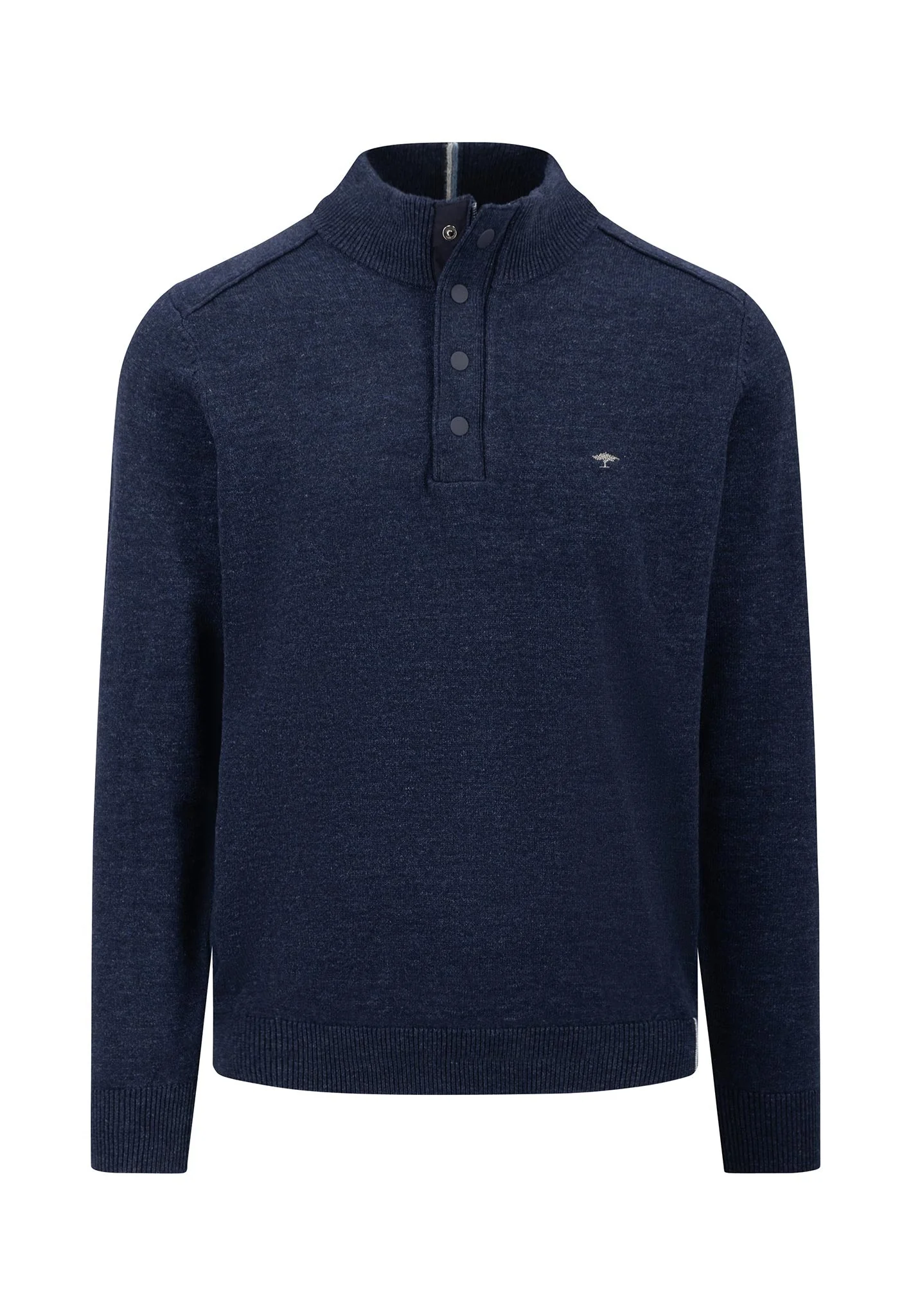 Pullover mit Stehkragen und Kontrastdetails - Image 5