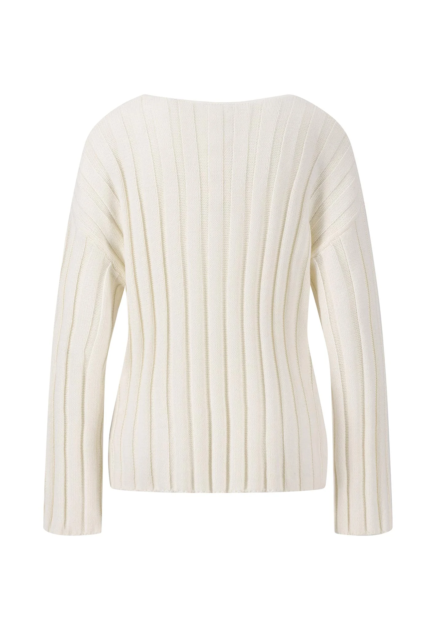 Rippstrickpullover mit V-Ausschnitt - Image 4