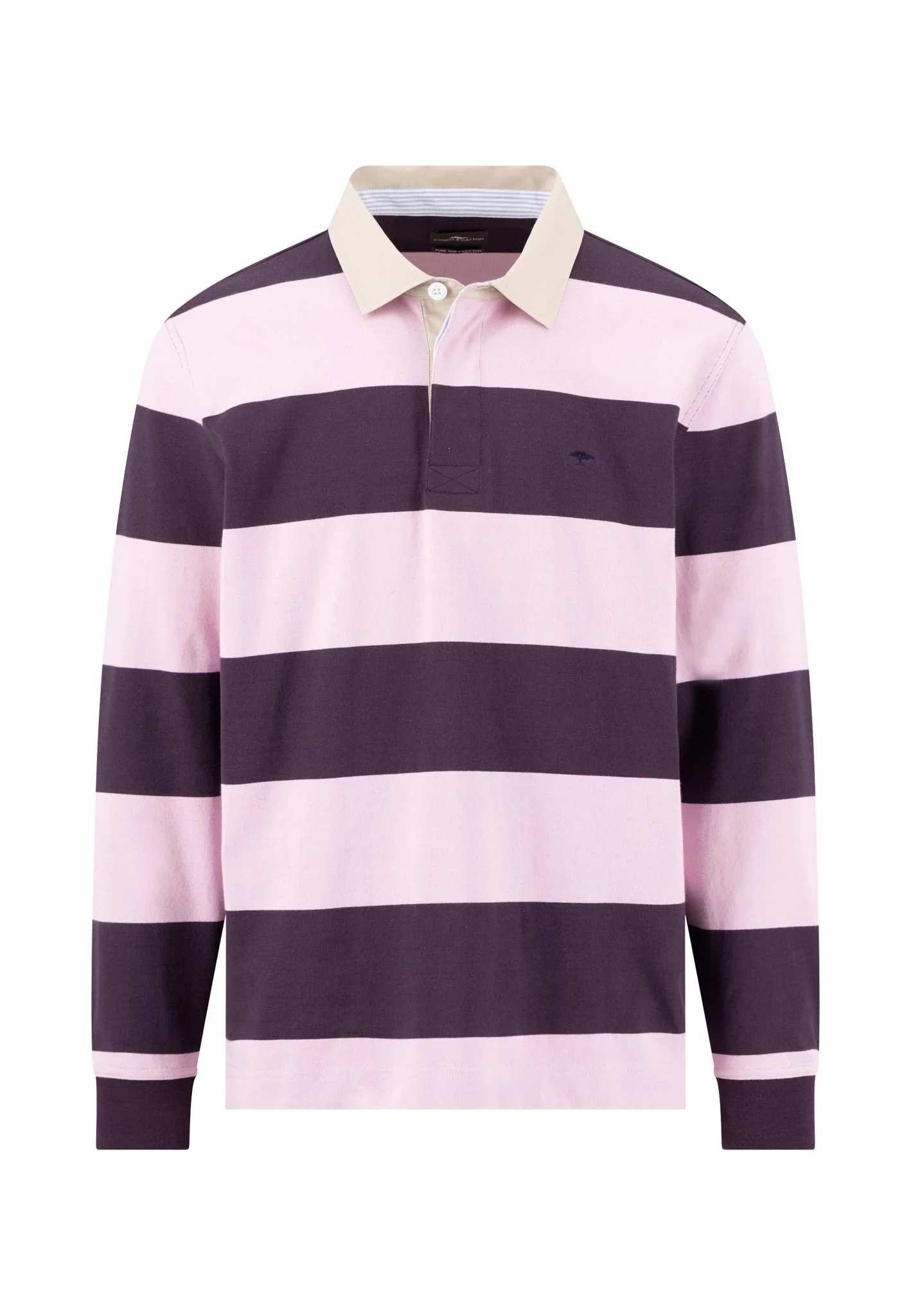 Rugbyshirt aus Baumwolle mit Streifenmuster und Polokragen - Image 9
