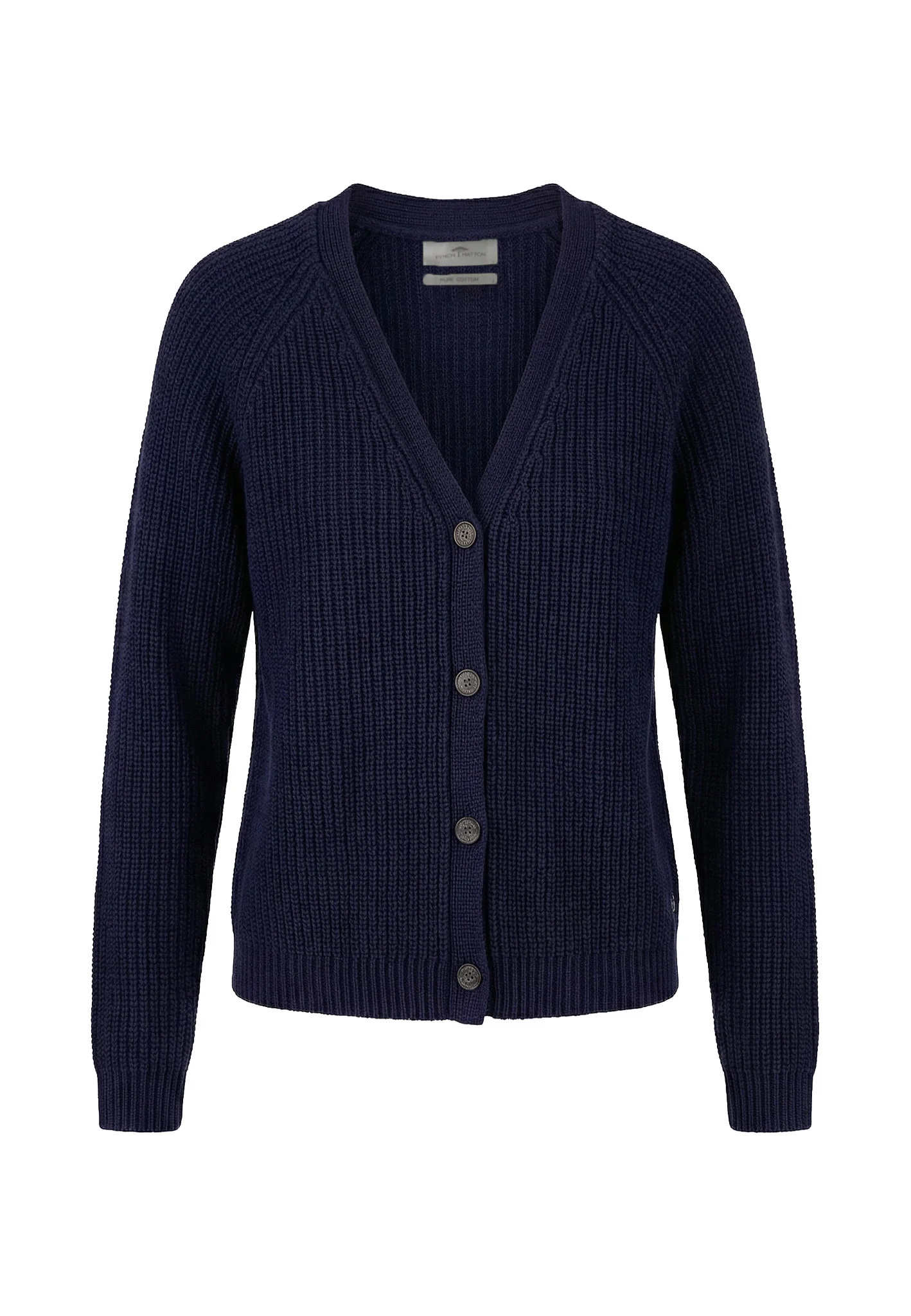 Strick-Cardigan aus Baumwolle mit V-Ausschnitt und Knopfleiste - Image 19