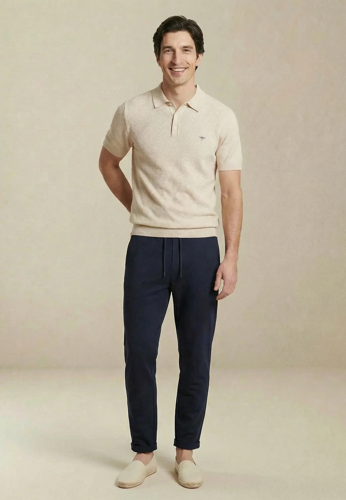 Strick-Polo aus Baumwollmix mit Polokragen - Image 7