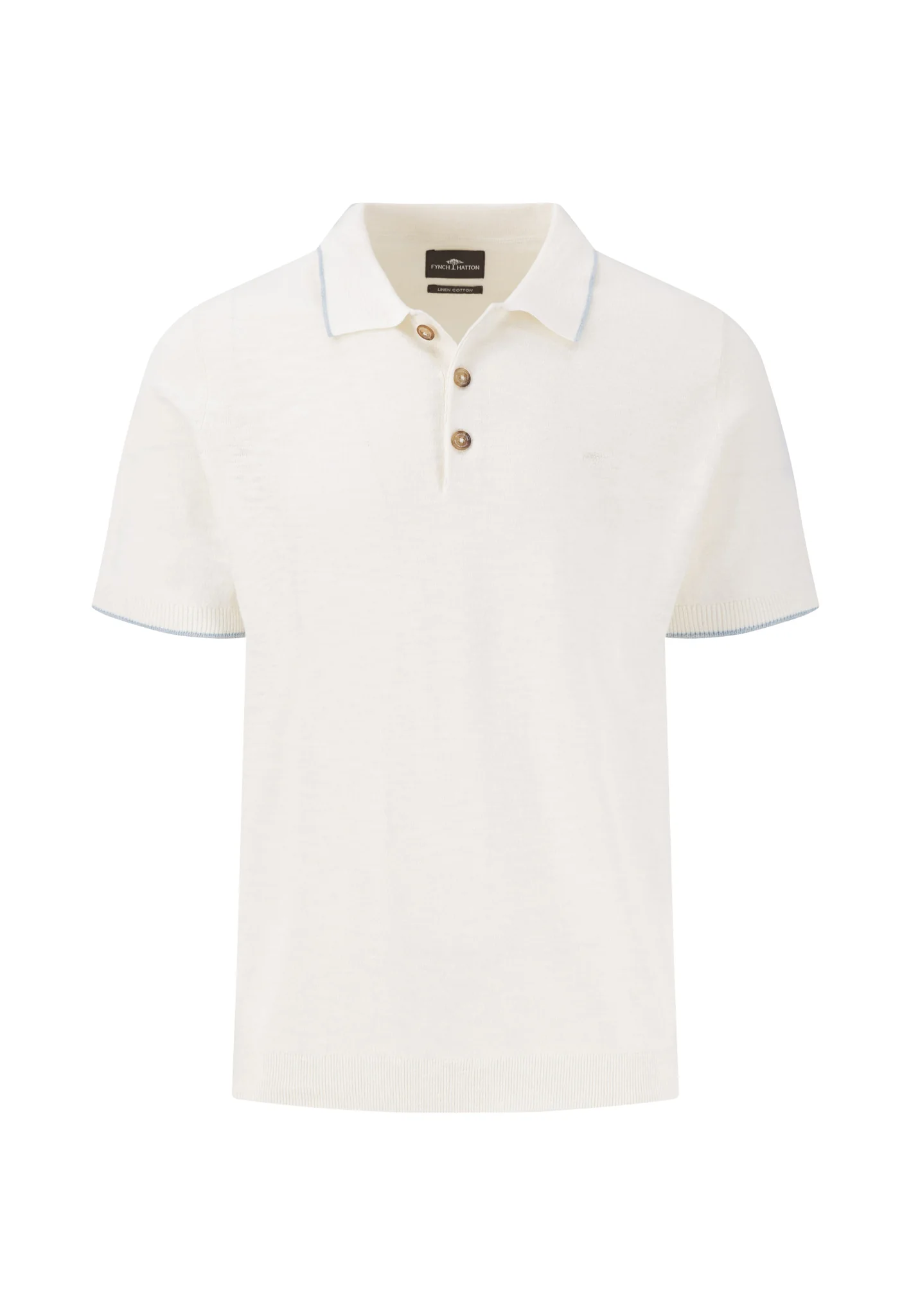 Strick-Poloshirt aus Leinenmix - Image 3