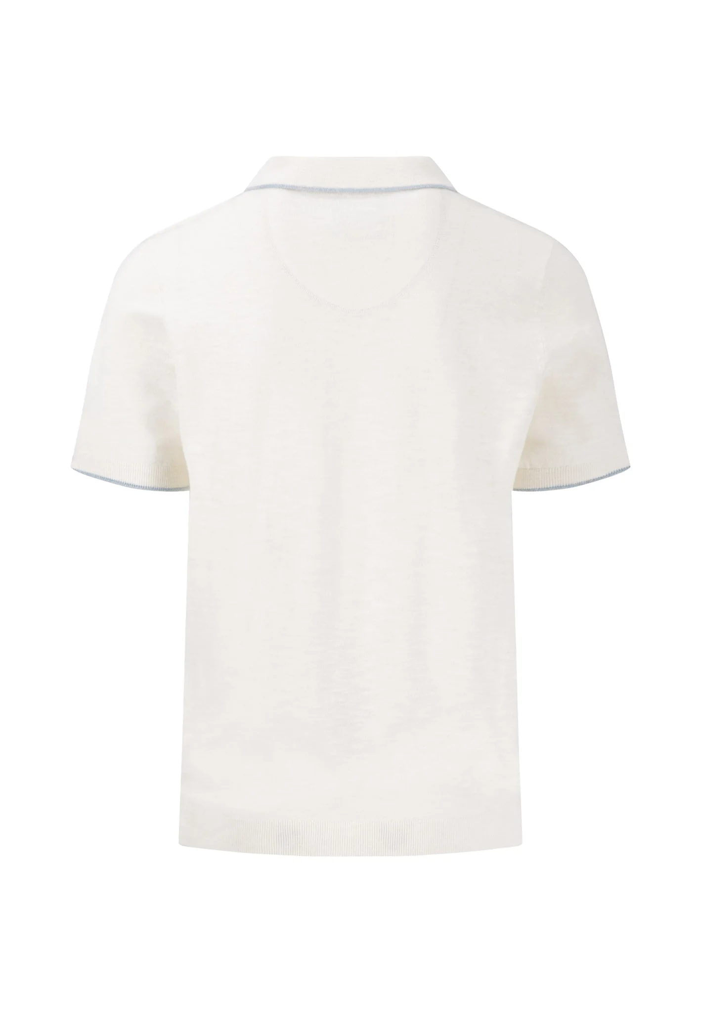 Strick-Poloshirt aus Leinenmix - Image 4