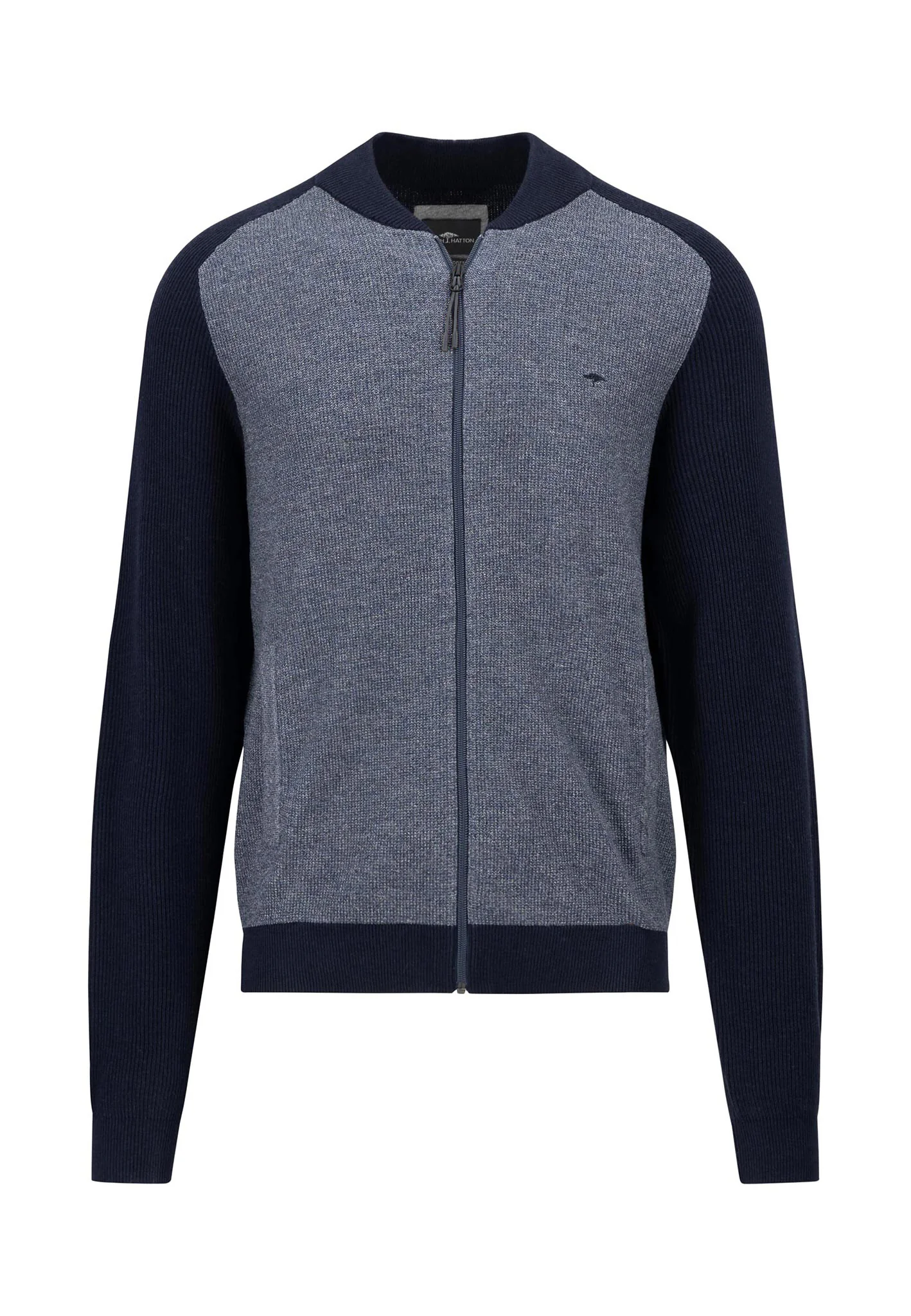 Strickjacke aus Baumwolle in Two-Color
