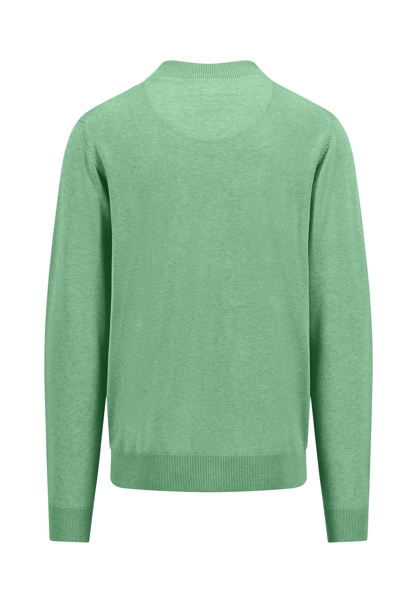 Strickjacke aus Baumwolle mit Collegekragen - Image 16