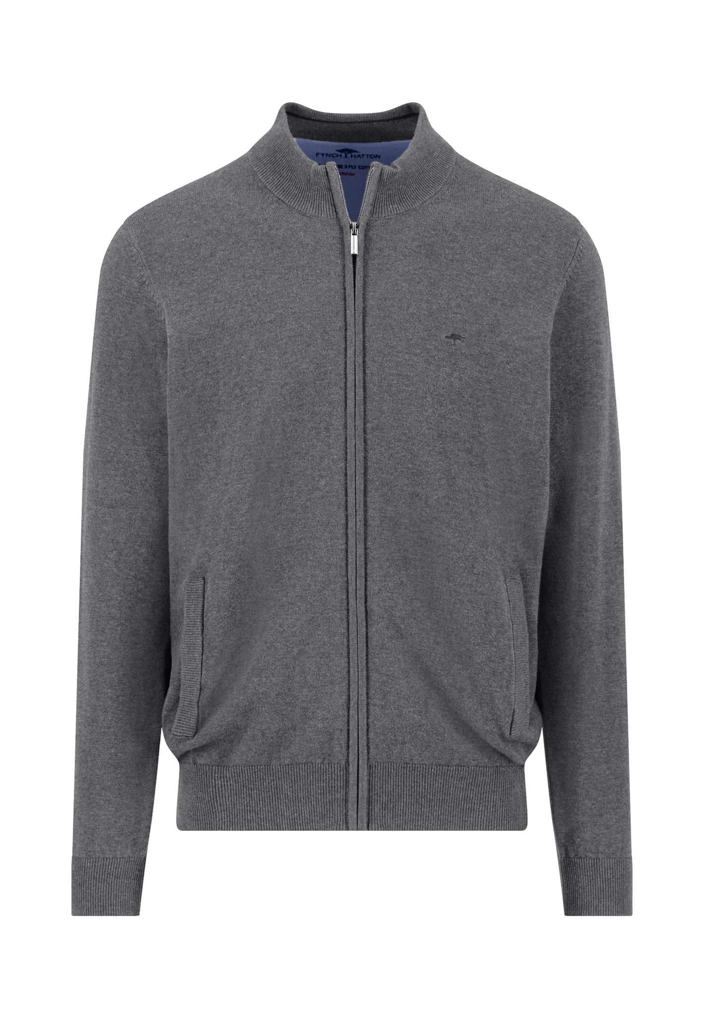 Strickjacke aus Baumwolle mit Reißverschluss und Stehkragen - Image 15