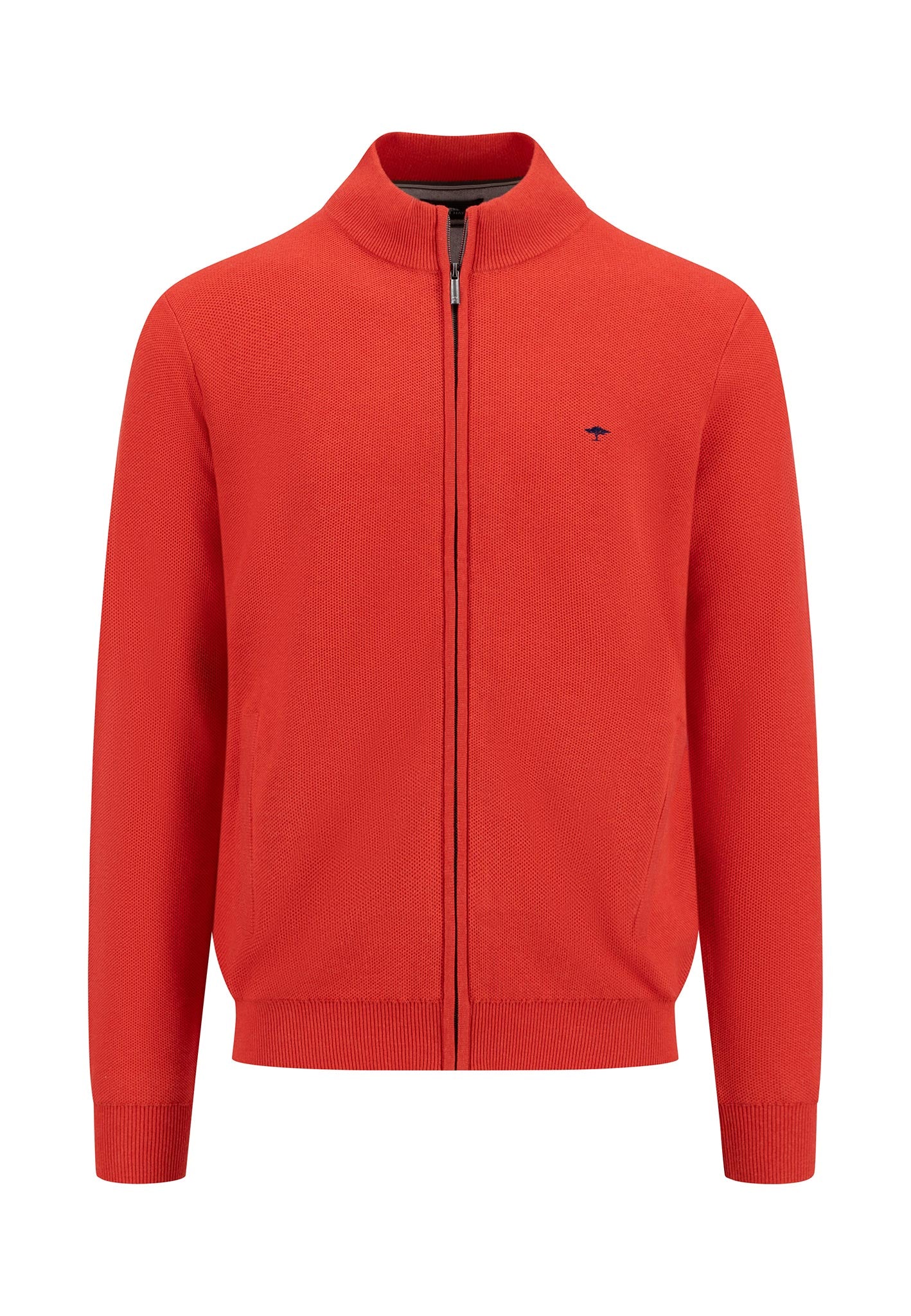 Strickjacke aus Baumwolle mit Stehkragen - Image 3