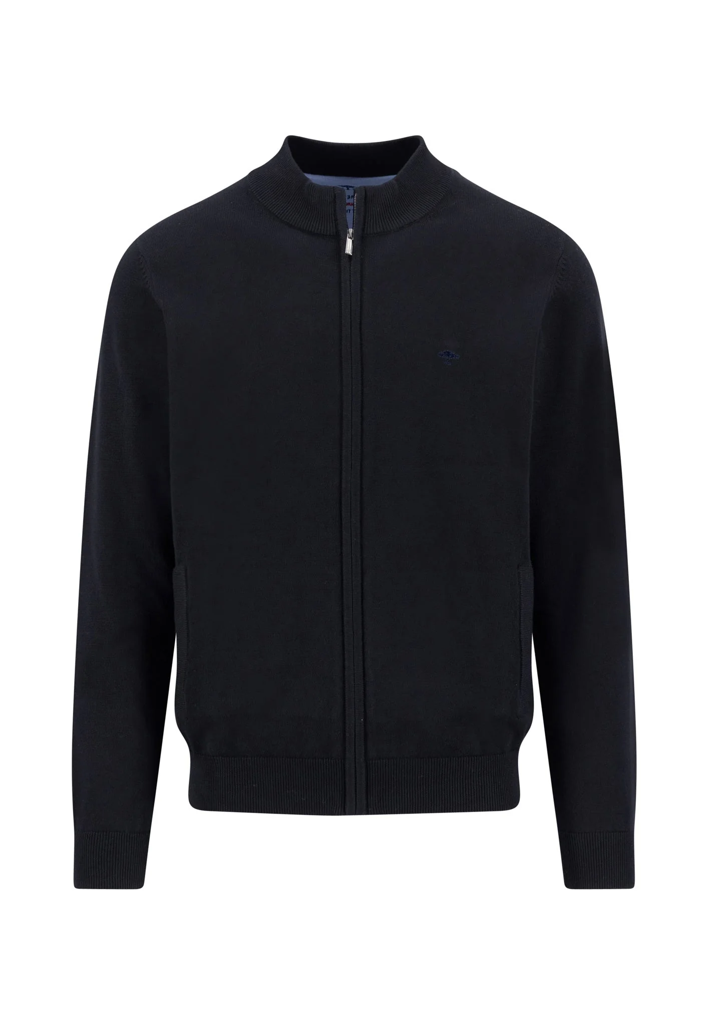 Strickjacke aus Baumwolle mit Stehkragen - Image 9
