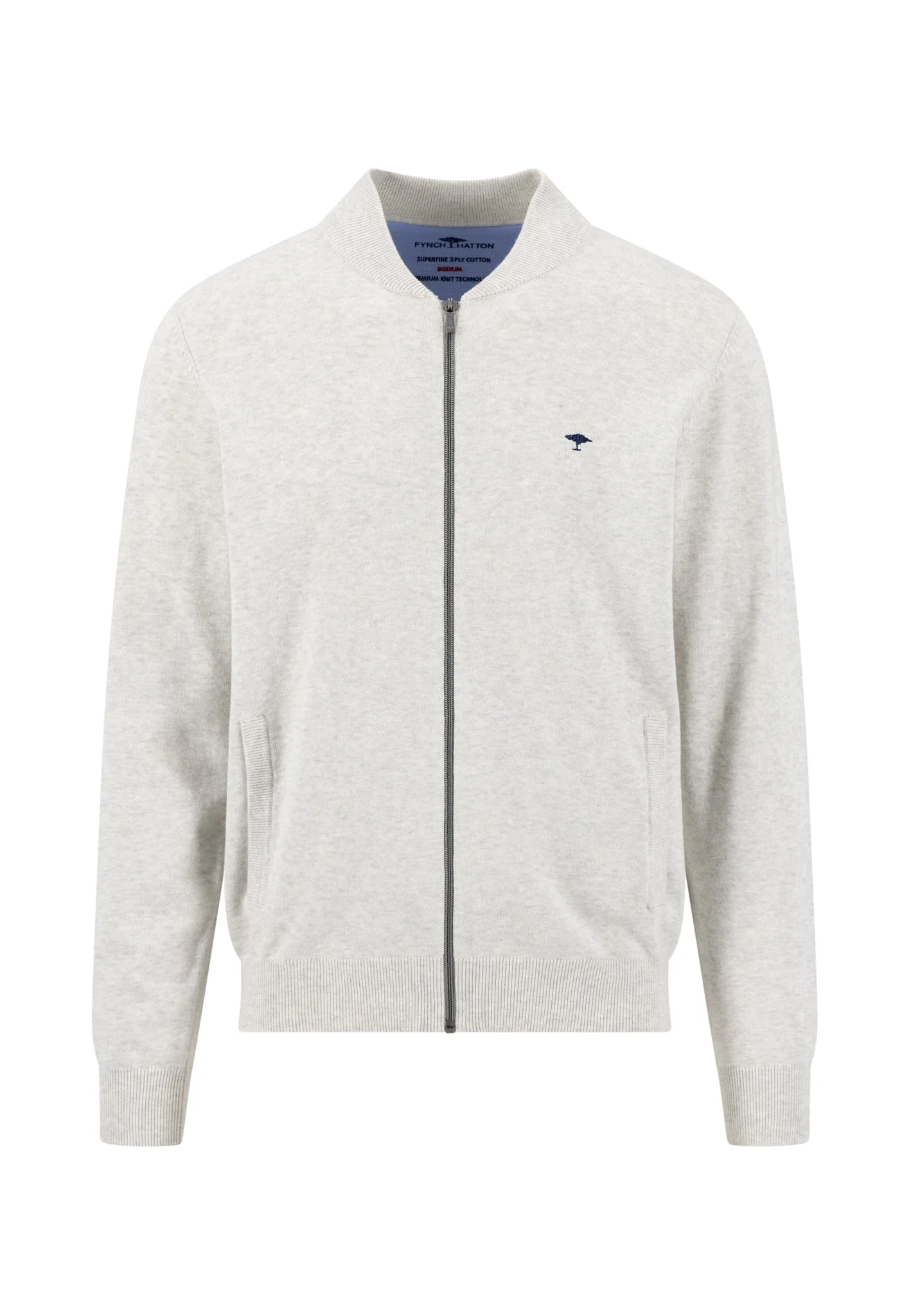 Strickjacke aus Baumwolle mit Stehkragen - Image 7