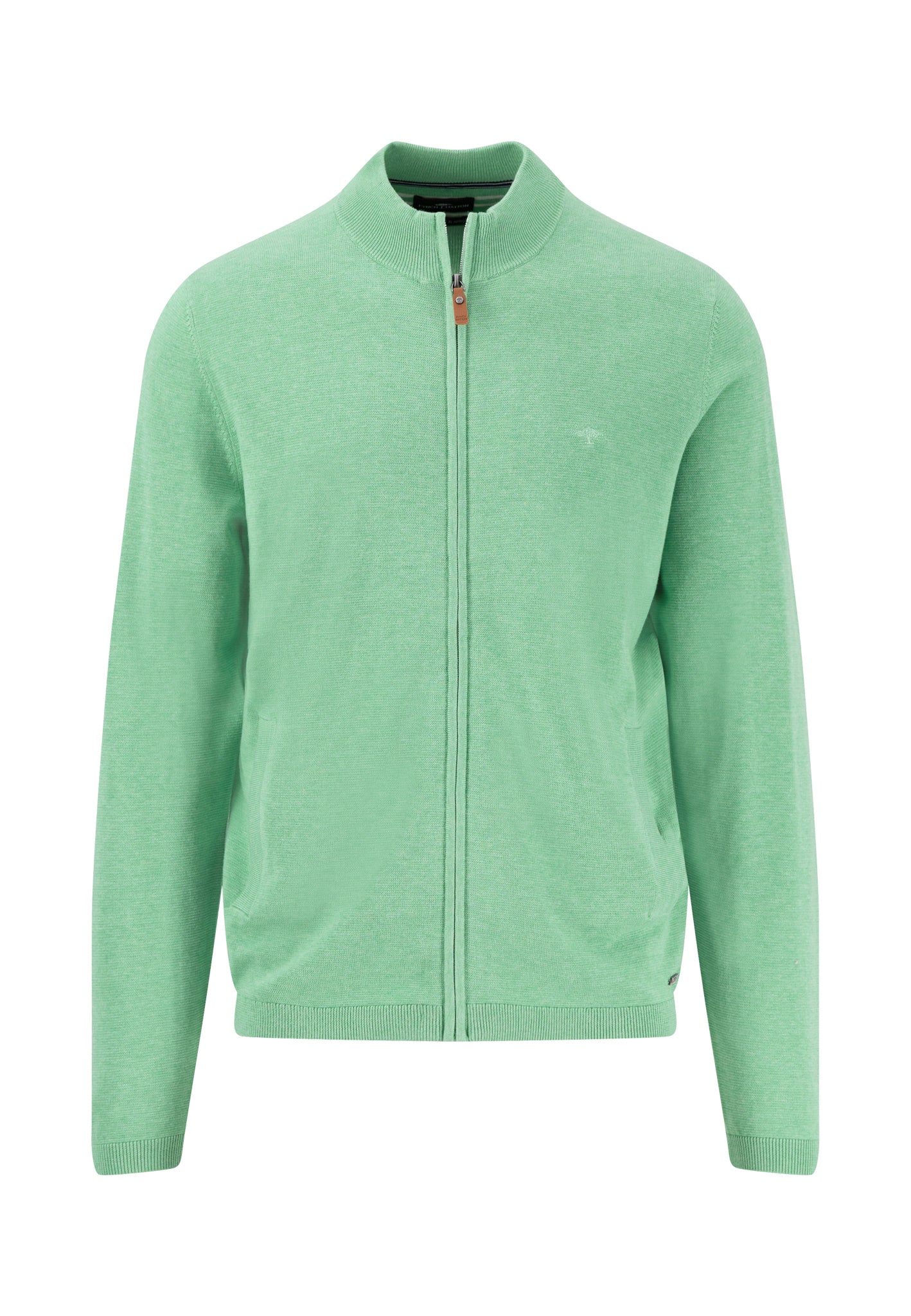 Strickjacke aus Baumwolle mit Stehkragen - AIR COTTON - Image 7