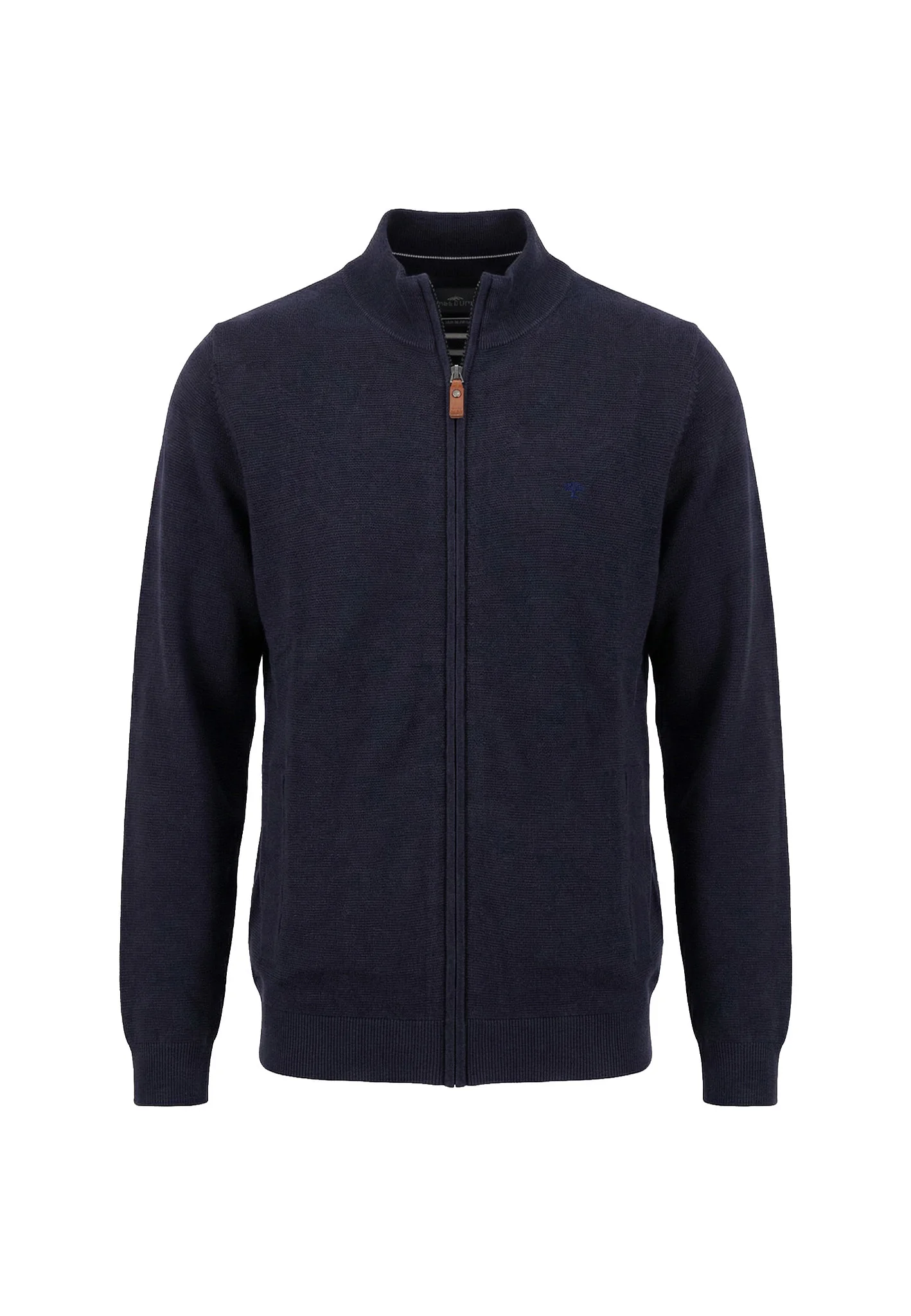 Strickjacke aus Baumwolle mit Stehkragen und Reißverschluss – Air Cotton - Image 14