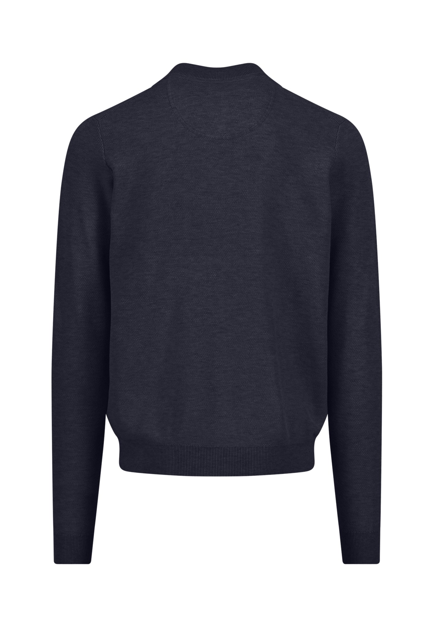 Strickjacke aus reiner Baumwolle mit Reißverschluss und Stehkragen - Image 15