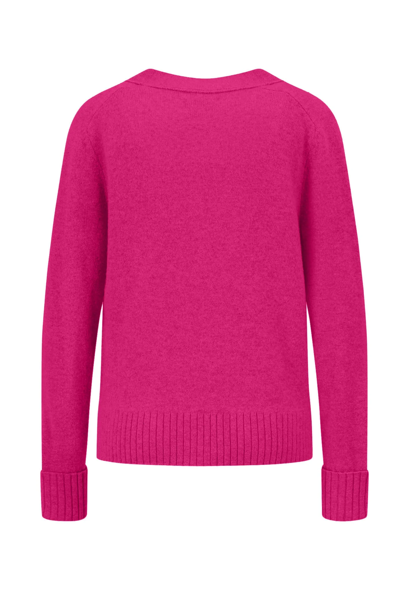 Strickjacke aus reiner Wolle mit V-Ausschnitt und Knopfleiste - Image 2