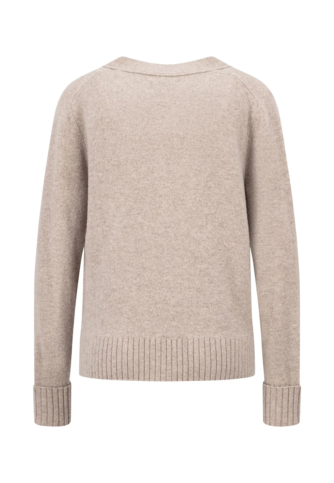 Strickjacke aus reiner Wolle mit V-Ausschnitt und Knopfleiste - Image 8