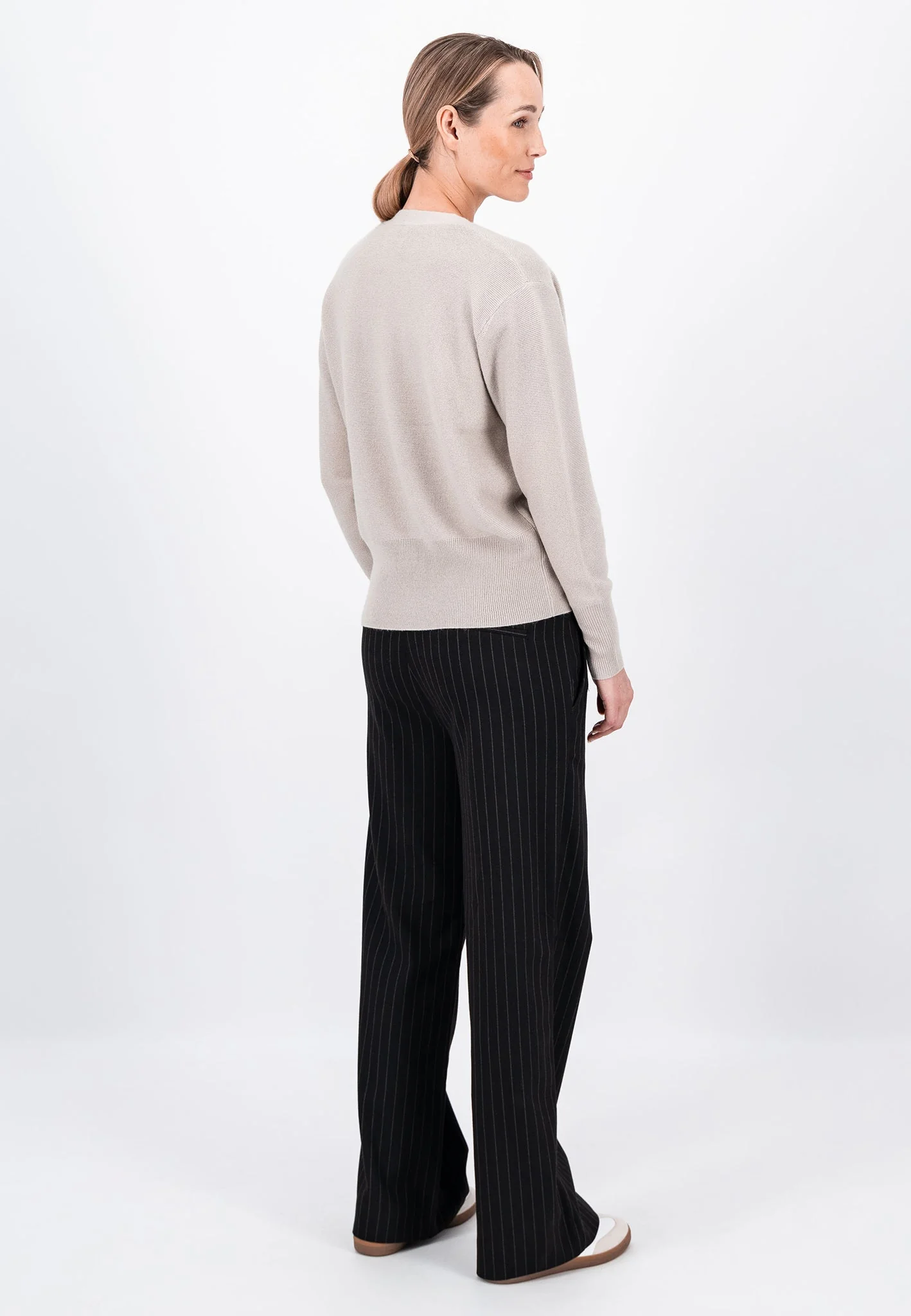 Strickjacke aus Wollmix mit Knöpfen - Image 8