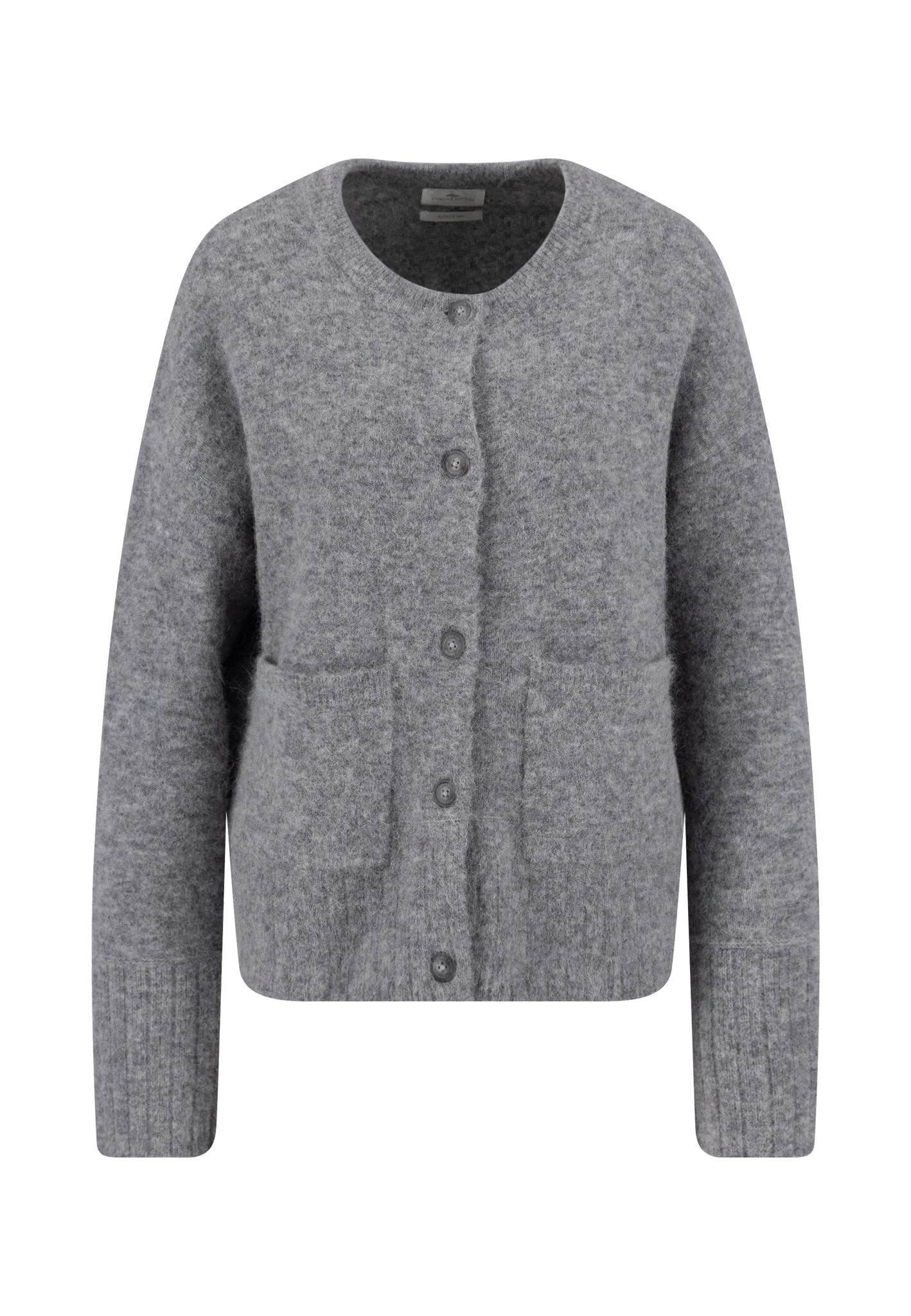 Strickjacke mit Alpaka-Wollmix und Rundhalsausschnitt - Image 11