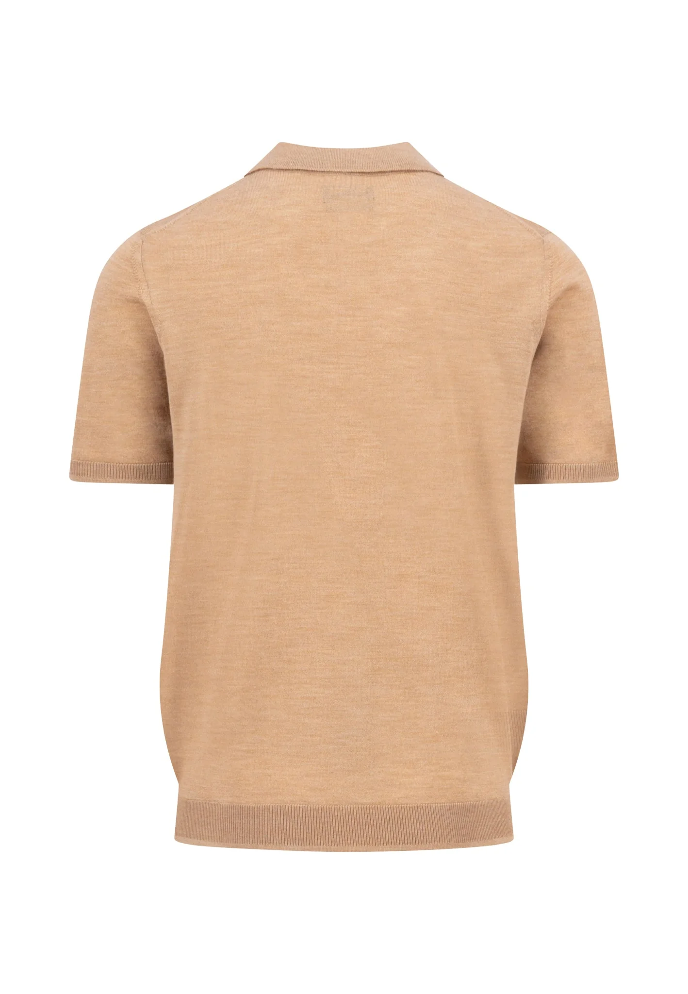 Strickpoloshirt aus Wolle mit Feinstruktur - Image 8