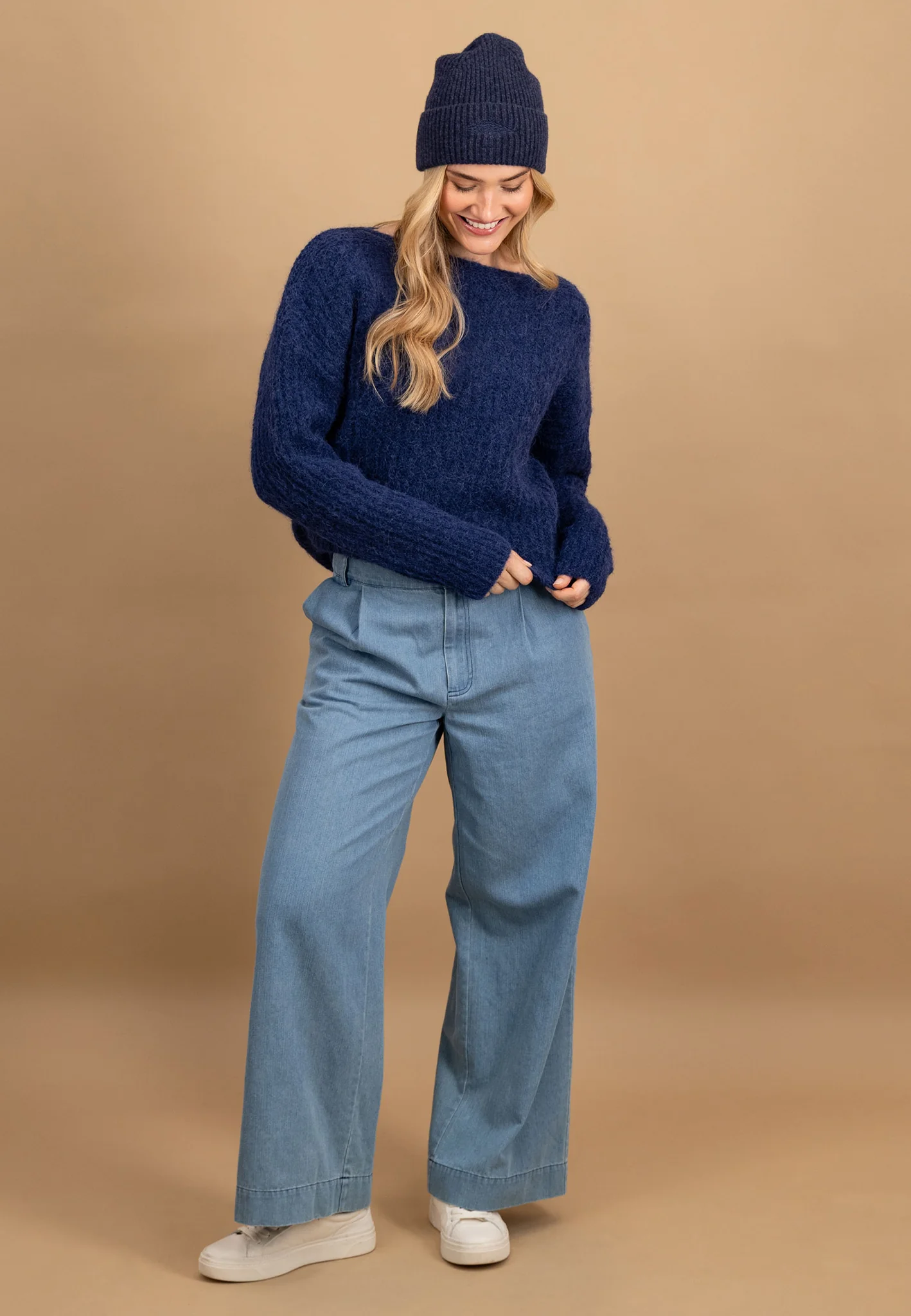 Strickpullover aus Alpaka-Mix mit U-Boot-Ausschnitt - Image 2