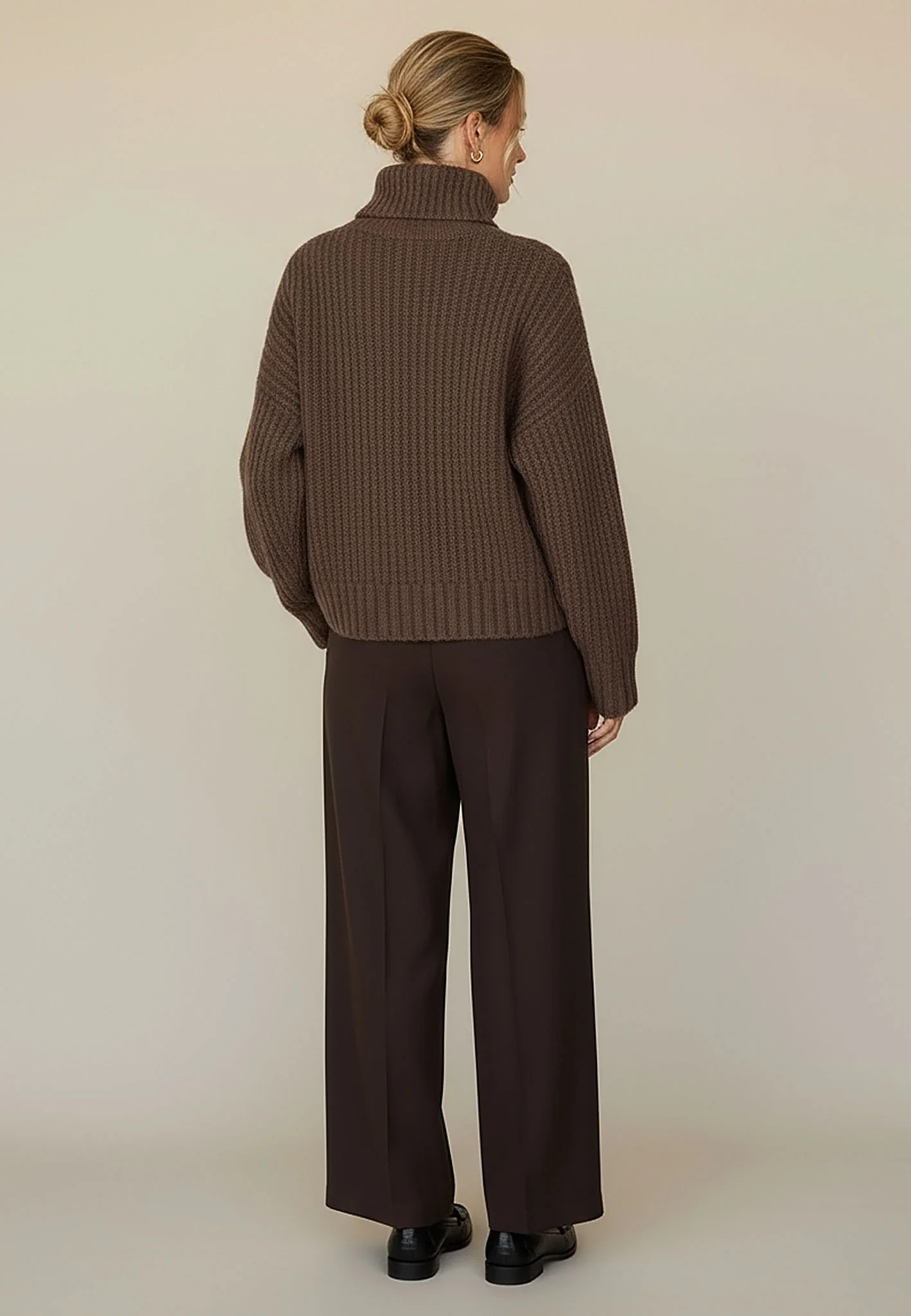Strickpullover aus Alpaka-Wollmix mit Rollkragen - Image 3