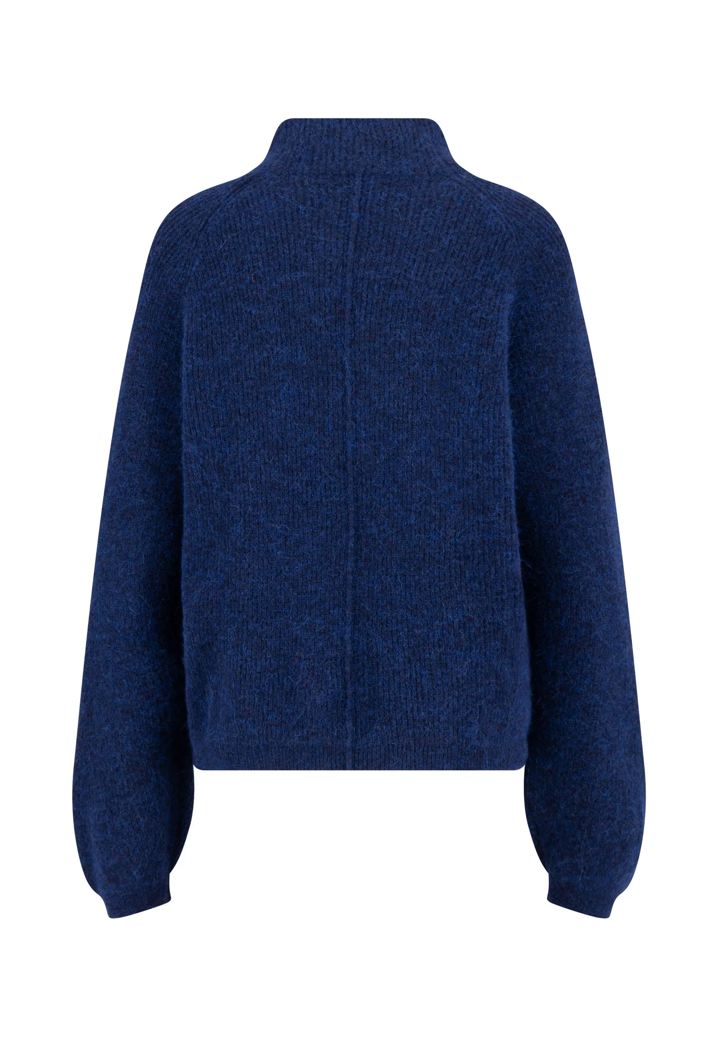 Strickpullover aus Alpaka-Wollmix mit Stehkragen und Ballonärmeln - Image 6