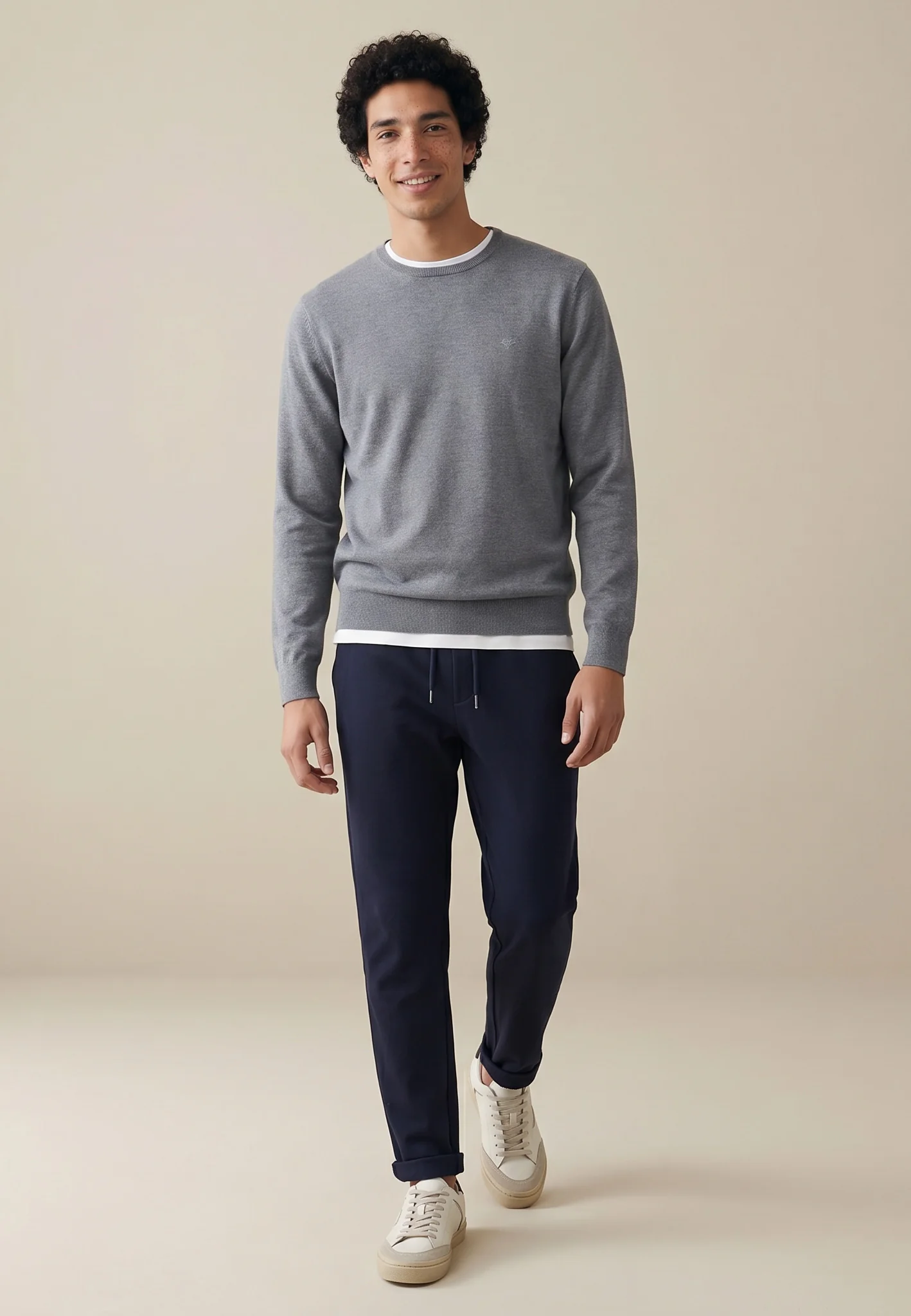 Strickpullover aus Baumwolle mit Rundhalsausschnitt - Image 8